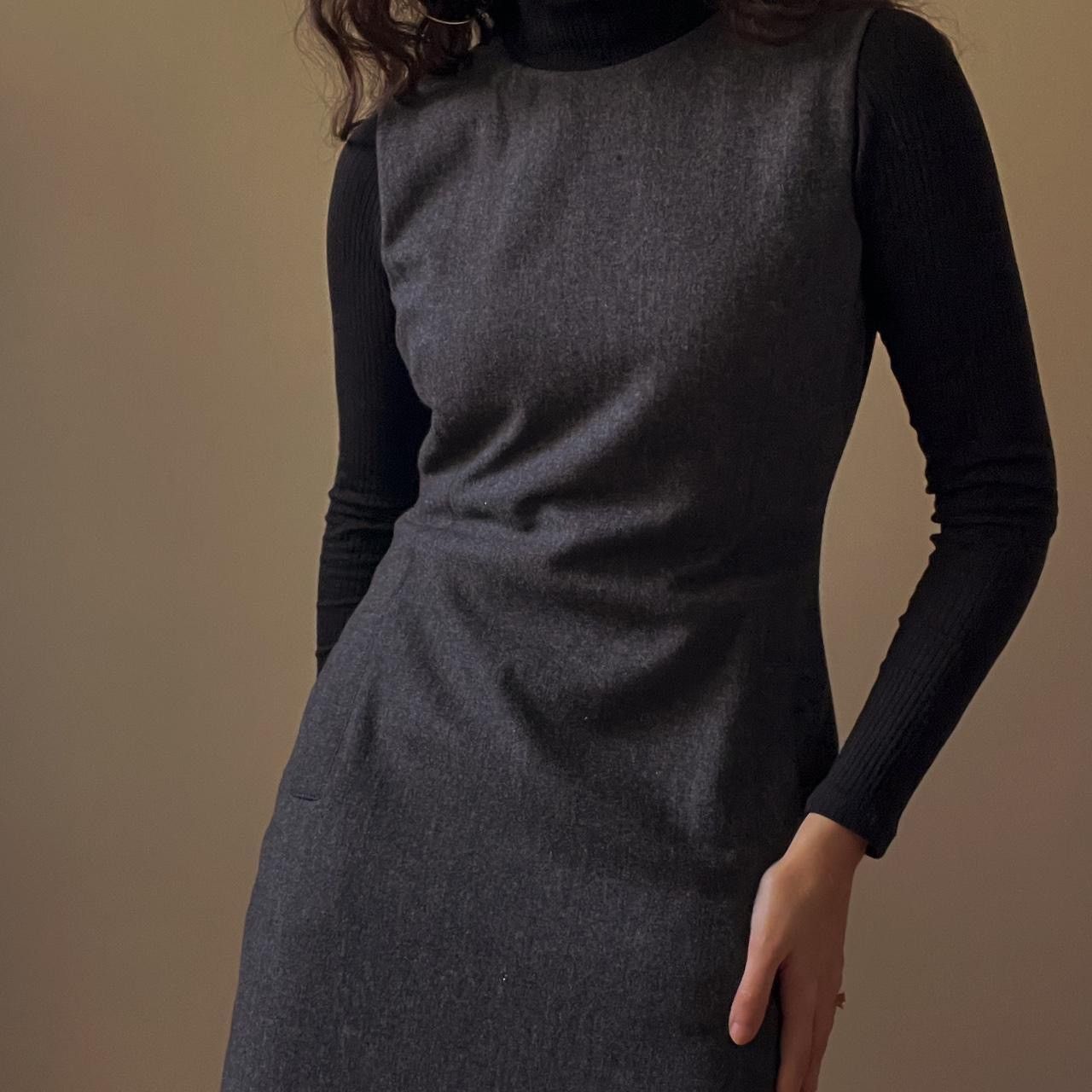 grey wool jumper dress Cable-knit jumper dress - wool - Women