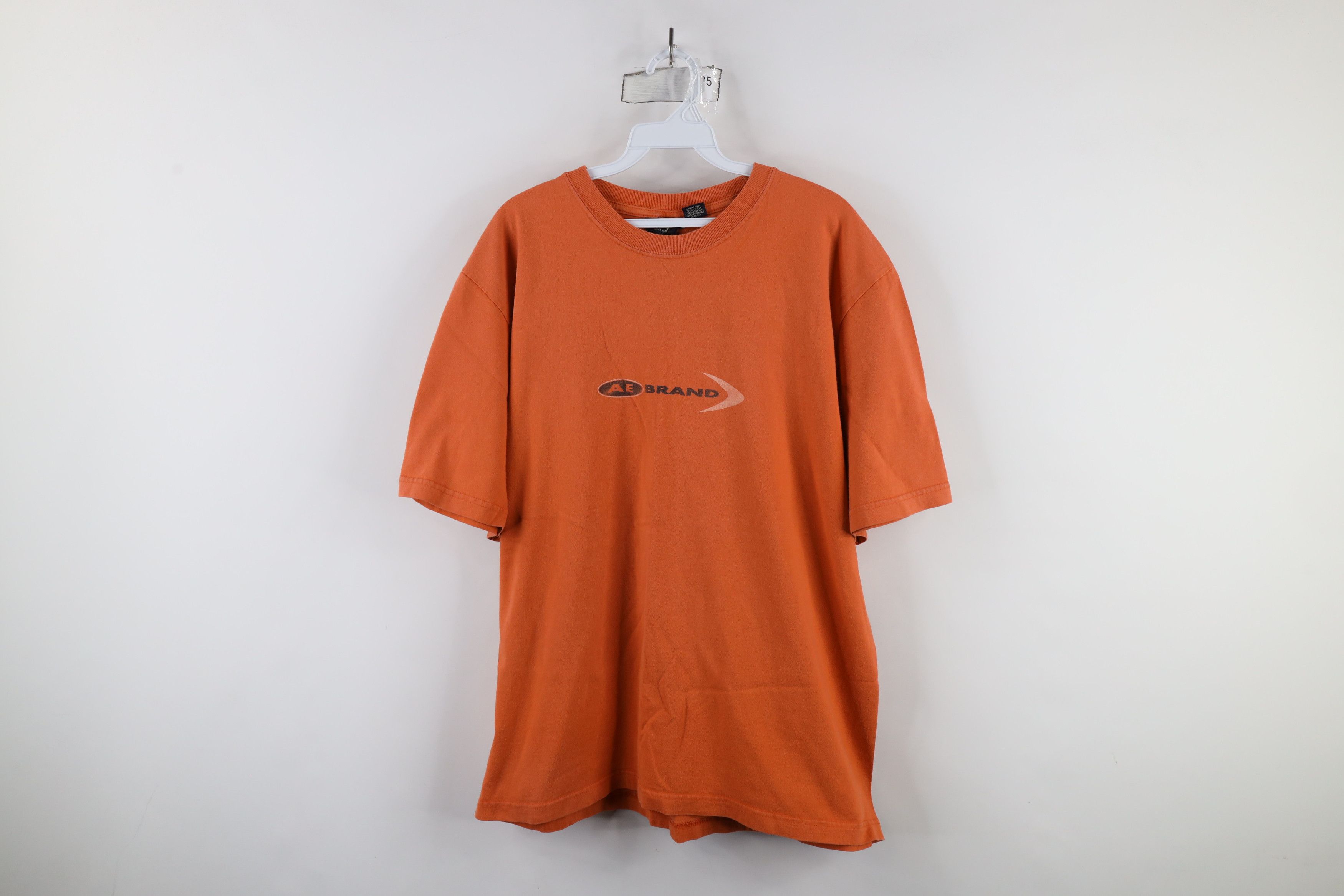 American Eagle Outfitters × Vintage Vintage 90s American Eagle Outfitters Spell T-Shirt Orange Size US L / EU 52-54 / 3 - 1 Thumbnail