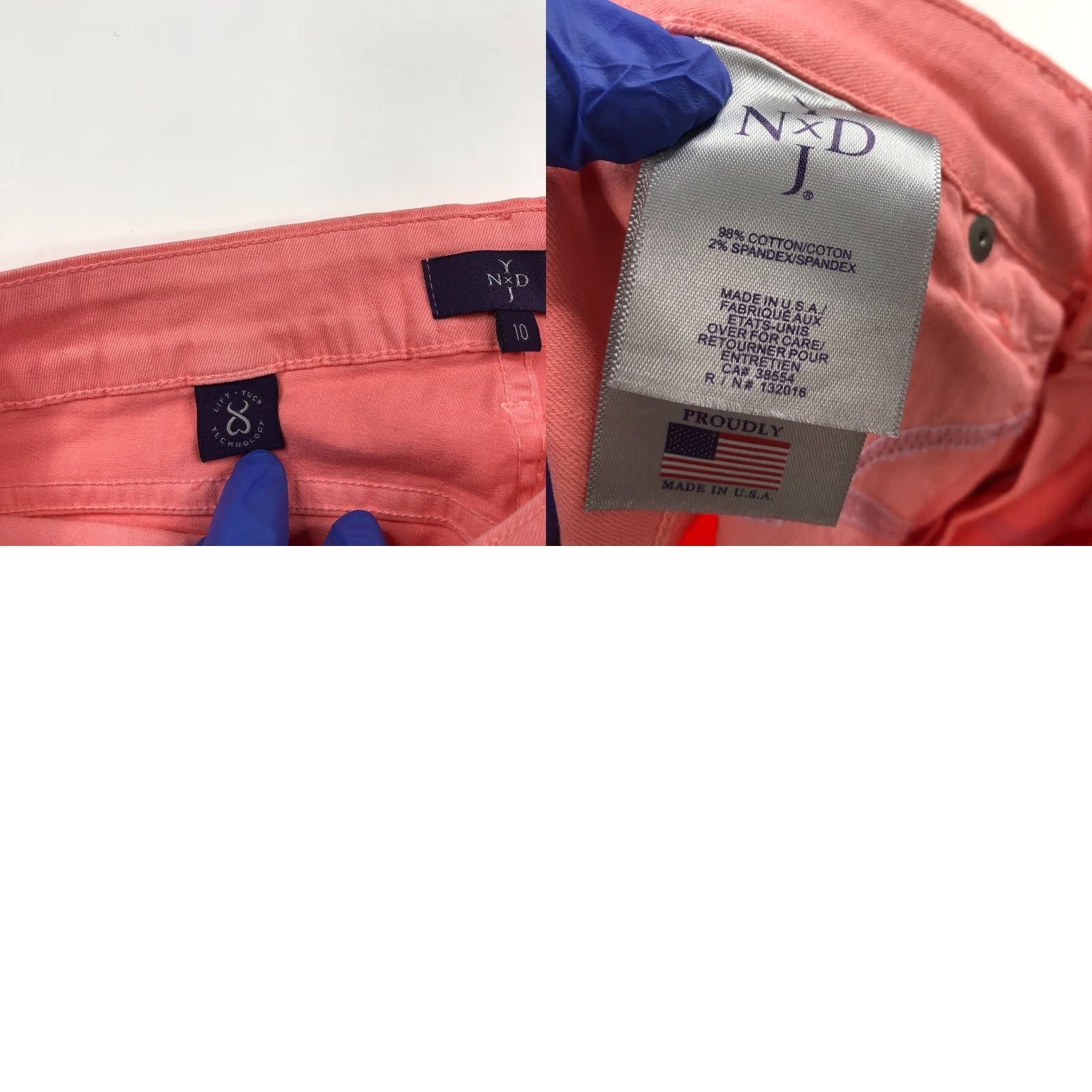 NYDJ NYDJ Jeans Pink Ankle Mid Rise 10 Denim 32W 27L 5-Pocket Regular Women's Size 32" / US 10 / IT 46 - 8 Thumbnail