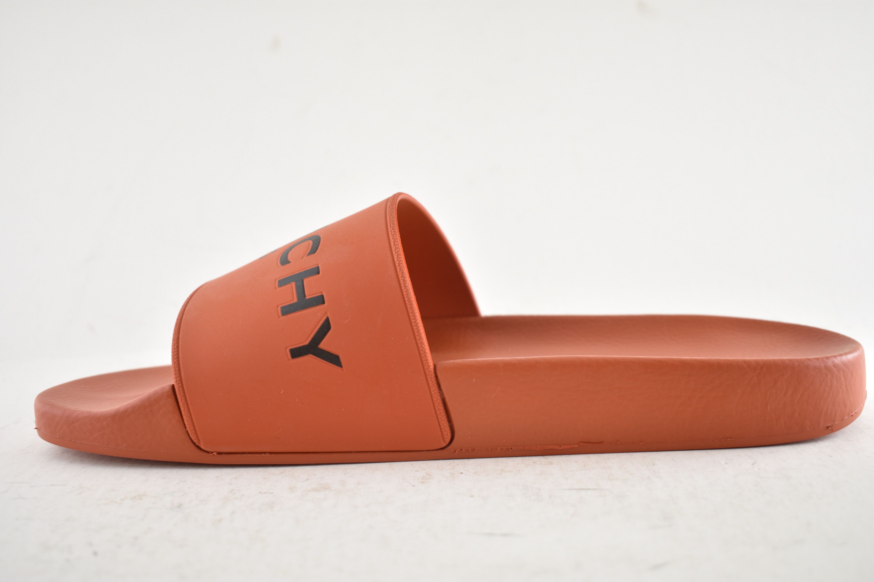 Givenchy Paris Black Logo Rubber Pool Slide Sandal Flip Flop 44 11 Size US 11 / EU 44 - 8 Thumbnail