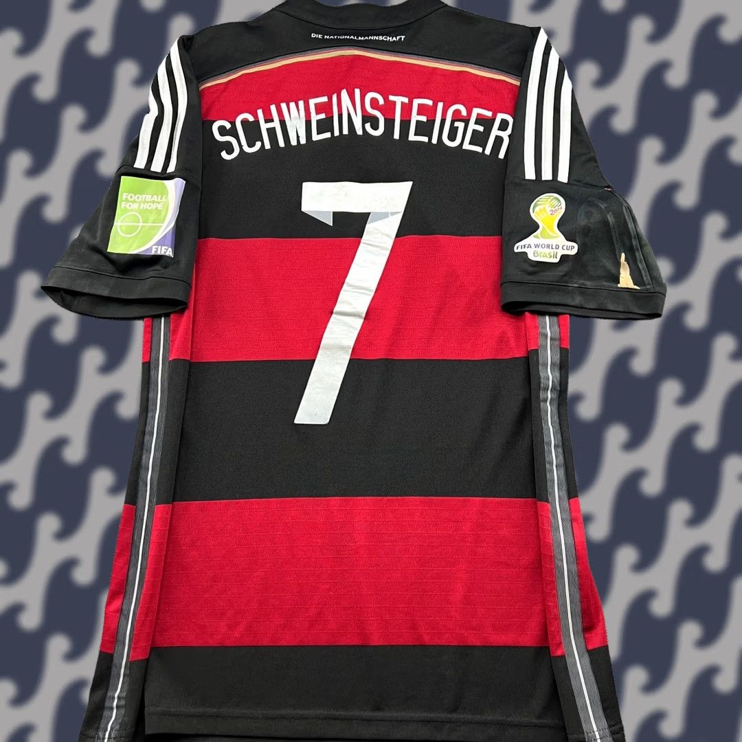 Adidas 2014-2015 Away World Cup Finals: Schweinsteiger Football Jersey Small Size US S / EU 44-46 / 1 - 1 Thumbnail
