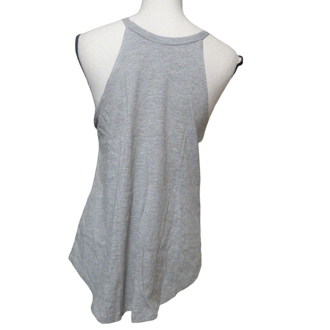 Other Cold Crush Junior’s “Vive La France” Halter Tee, Heather Gra Size M / US 6-8 / IT 42-44 - 3 Thumbnail