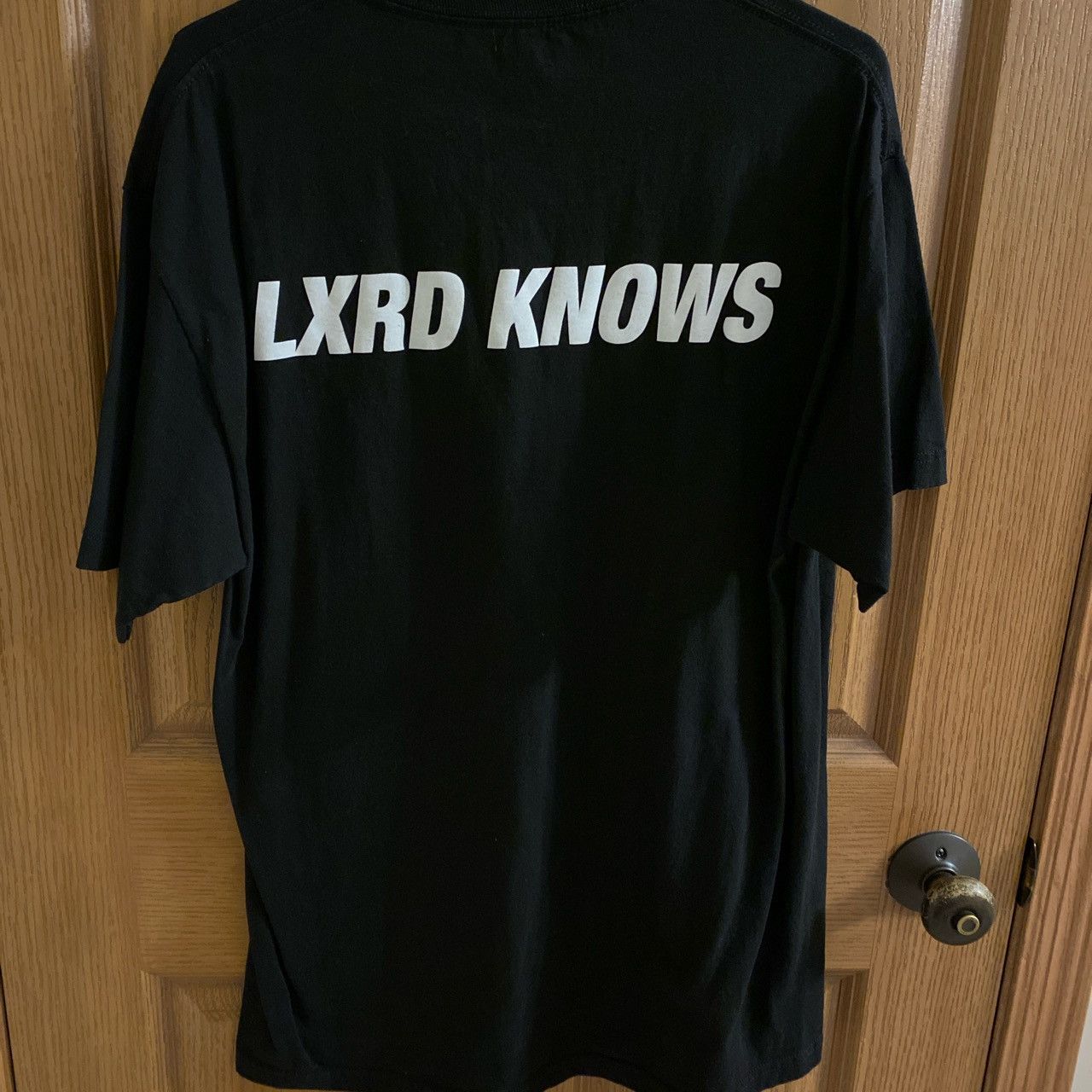 Lxrdknows LXRDKNOWS Black Uzi Logo Tee Size US L / EU 52-54 / 3 - 2 Thumbnail