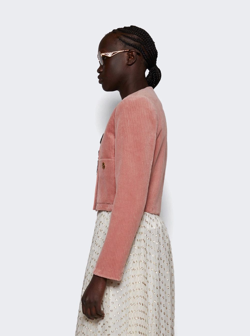 Chloe o1loc1c10226 Jacket in Wilde Pink Size L / US 10 / IT 46 - 3 Thumbnail