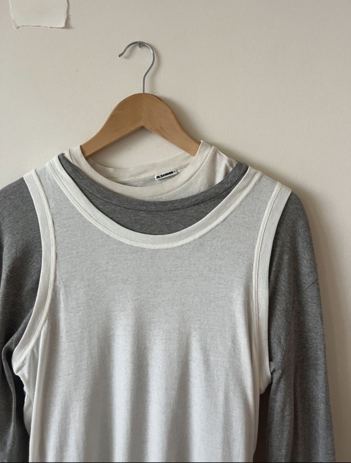Jil Sander Jil Sander+ SS25 triple layer t-shirt Size US L / EU 52-54 / 3 - 3 Thumbnail