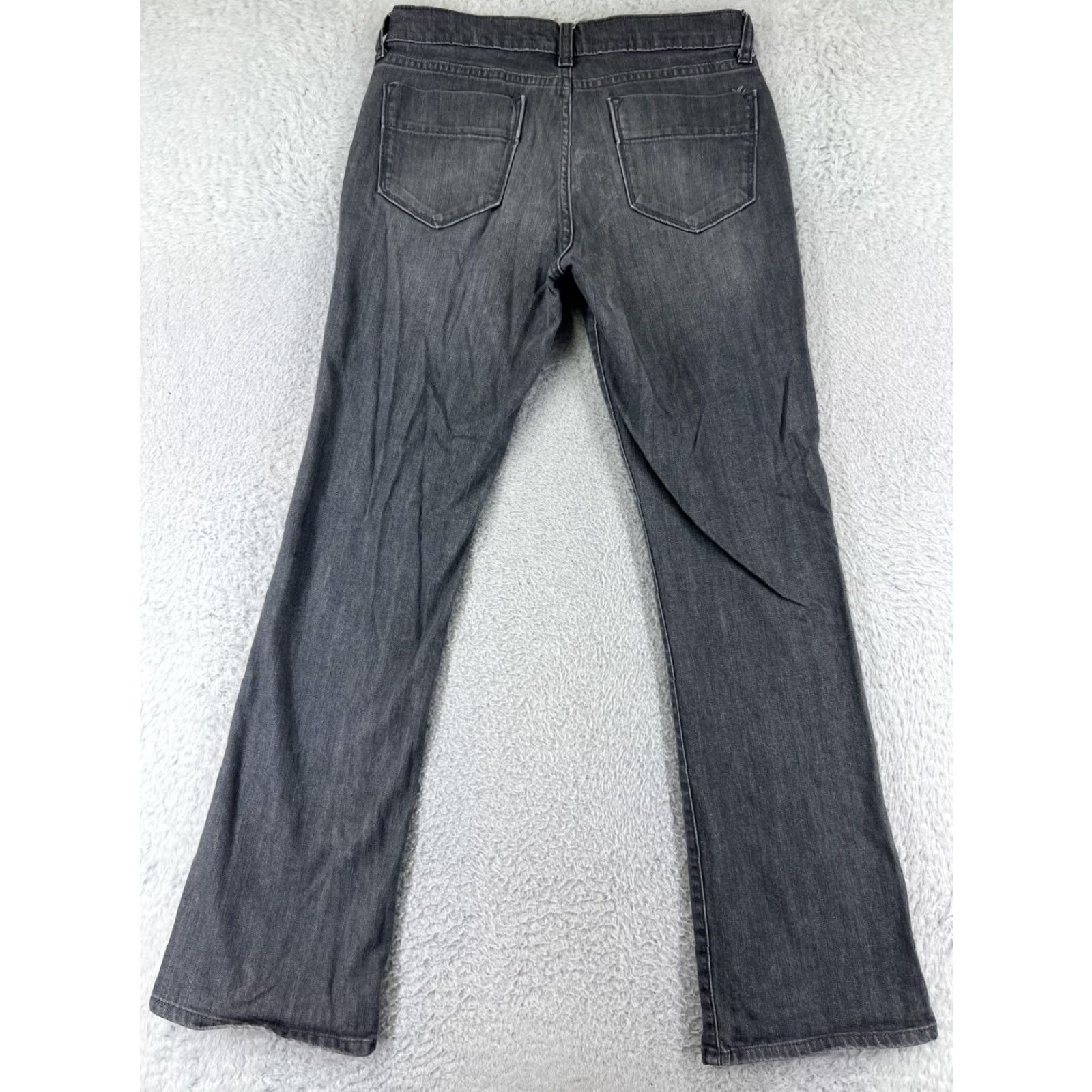 Old Navy Old Navy Jeans Womens 8 Gray Denim Bootcut 5-Pocket Cotton Blend Regular Size 30" / US 8 / IT 44 - 2 Thumbnail