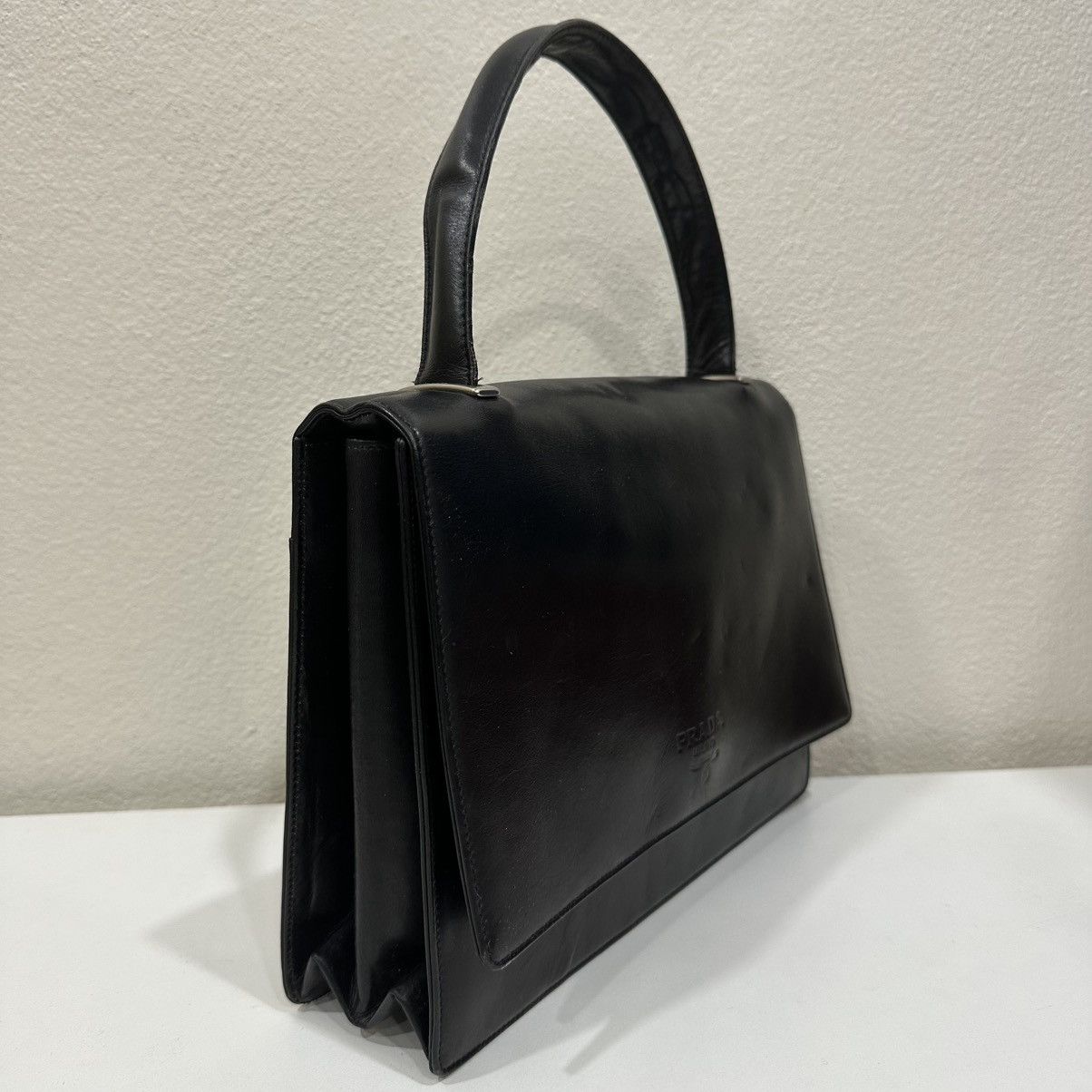 Prada PRADA VITELLO RE-EDITION 1995 TOP HANDLE BAG Size ONE SIZE - 3 Thumbnail