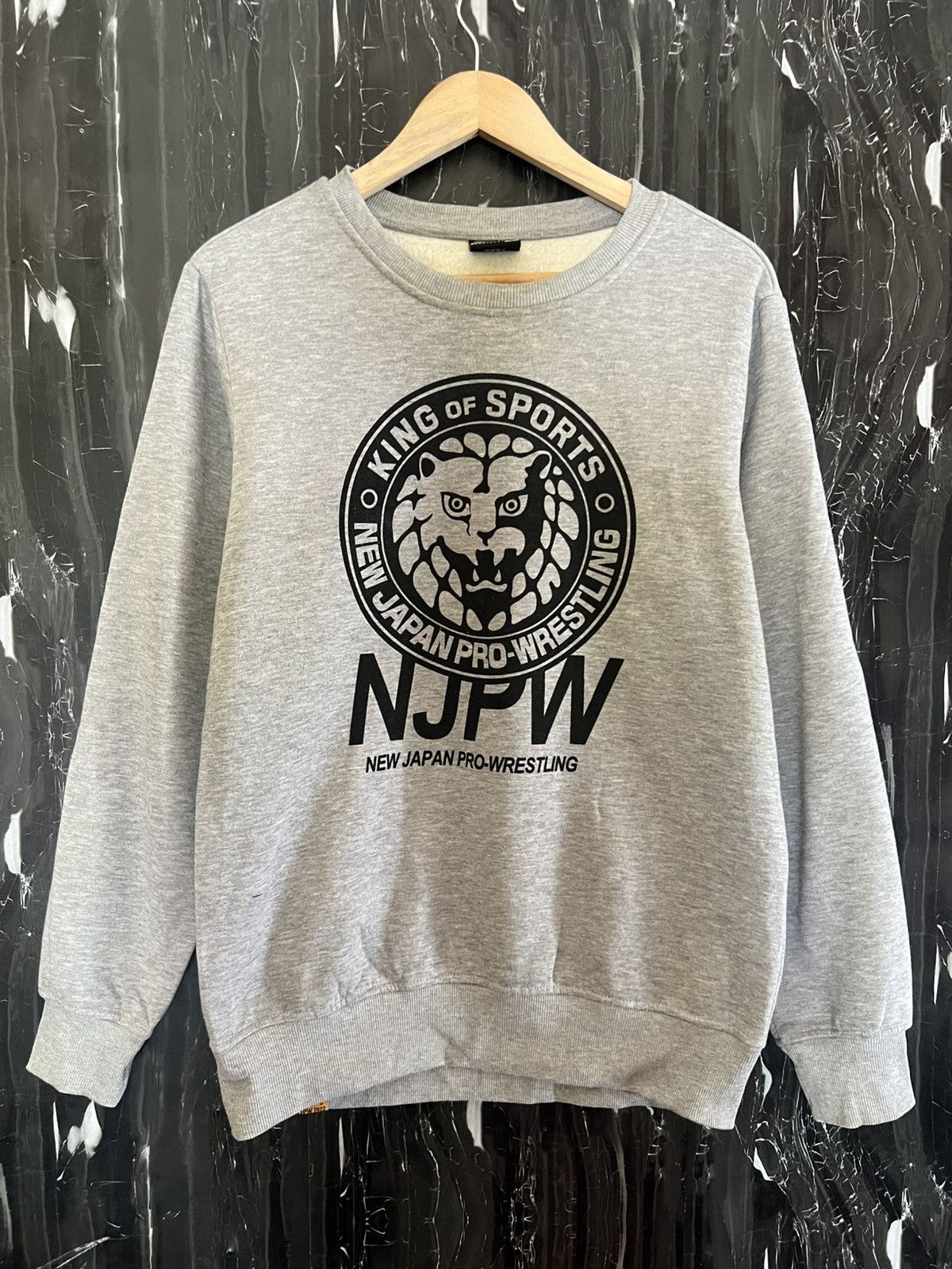 Japanese Brand NJPW SWEATSHIRT Size US L / EU 52-54 / 3 - 1 Thumbnail