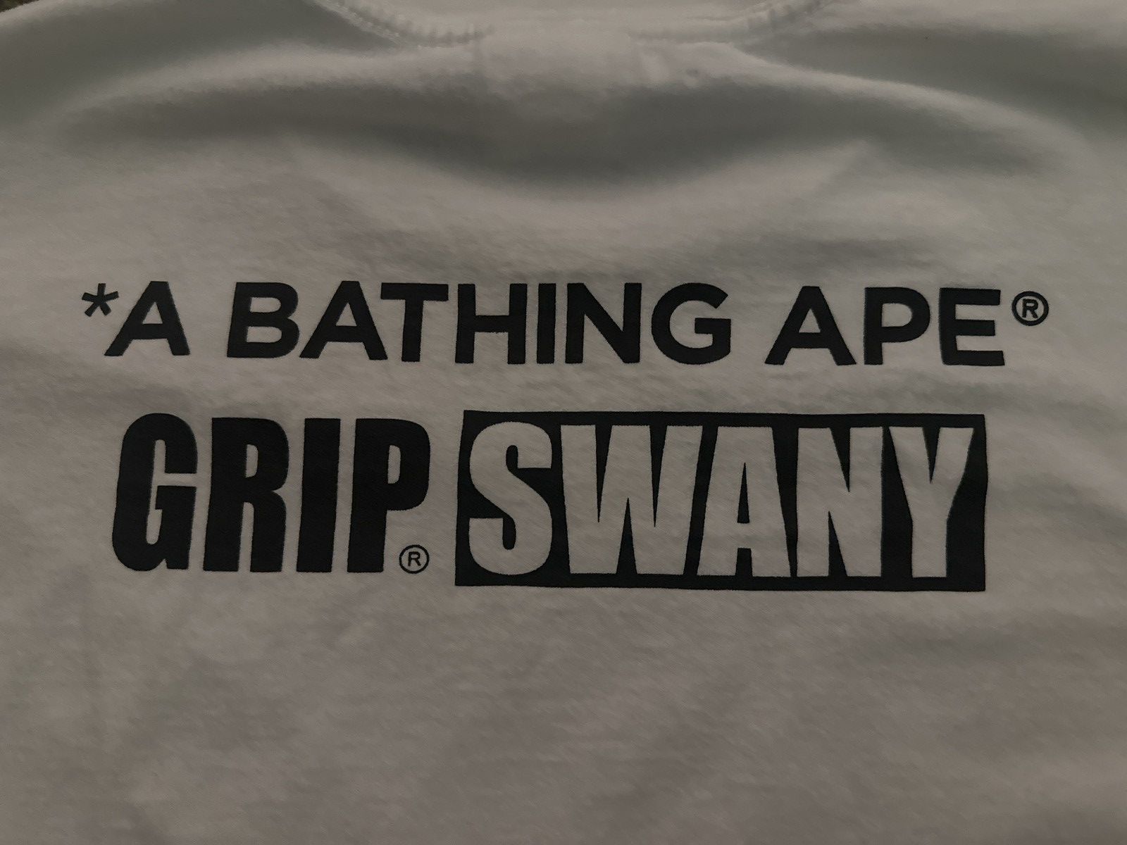 Bape BAPE GRIP SWANY TEE Size US XXL / EU 58 / 5 - 3 Thumbnail
