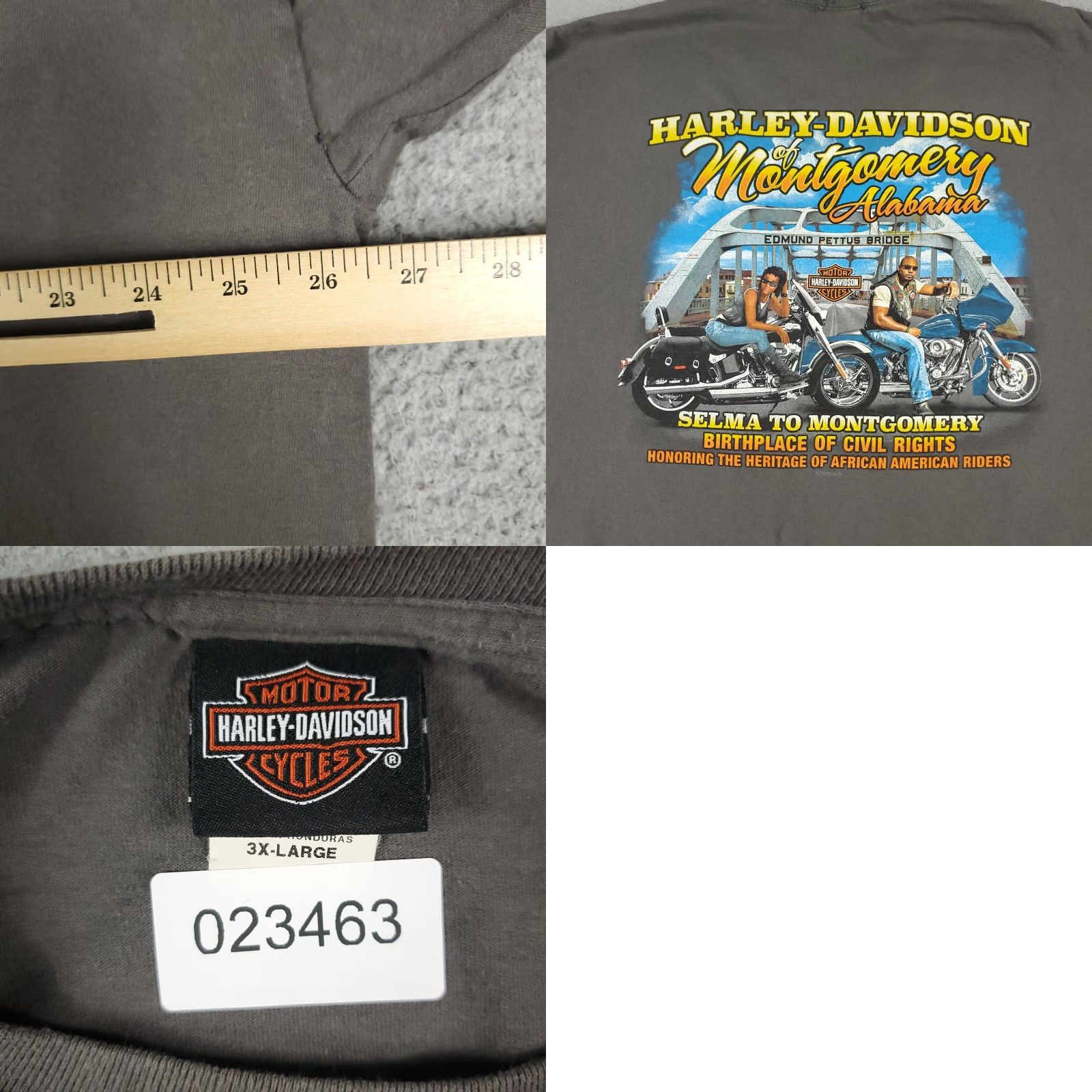 Harley Davidson Harley-Davidson T-Shirt Mens 3XL Brown Graphic Motorcycle Classic Size US XXL / EU 58 / 5 - 8 Thumbnail