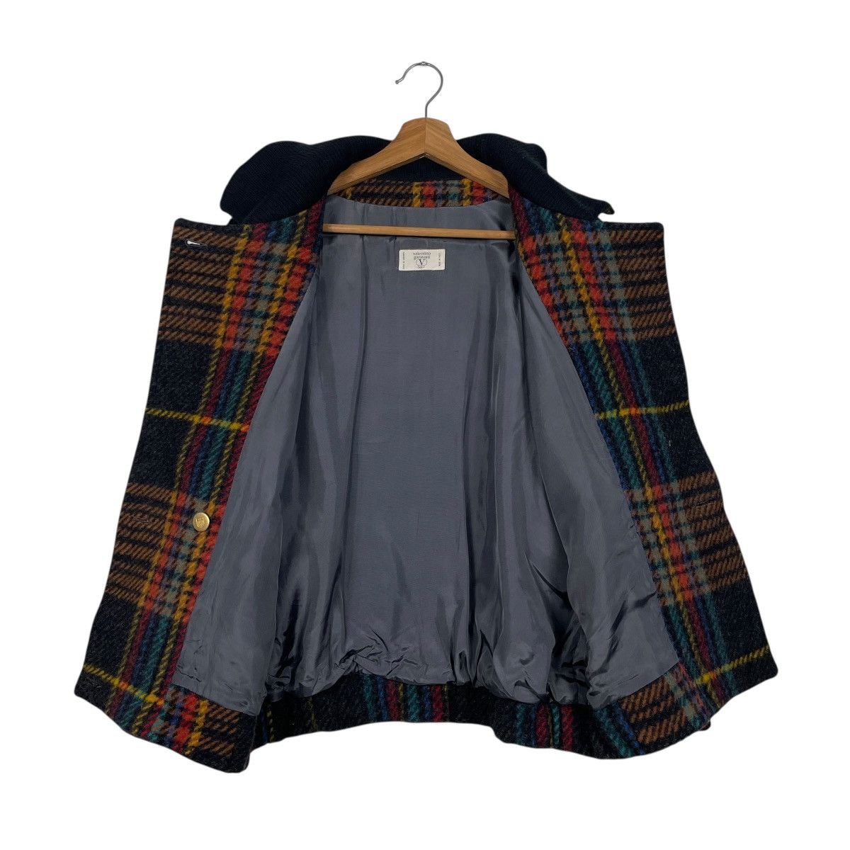 Valentino Vintage Valentino Garavani Tartan Wool Jacket Size XS / US 0-2 / IT 36-38 - 11 Thumbnail