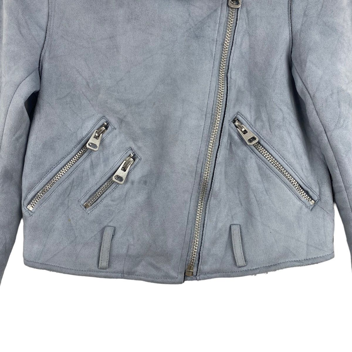 Zara ZARA BASIC Outerwear Perfecto Multi Pockets Motorcycle Grey Size US XS / EU 42 / 0 - 3 Thumbnail
