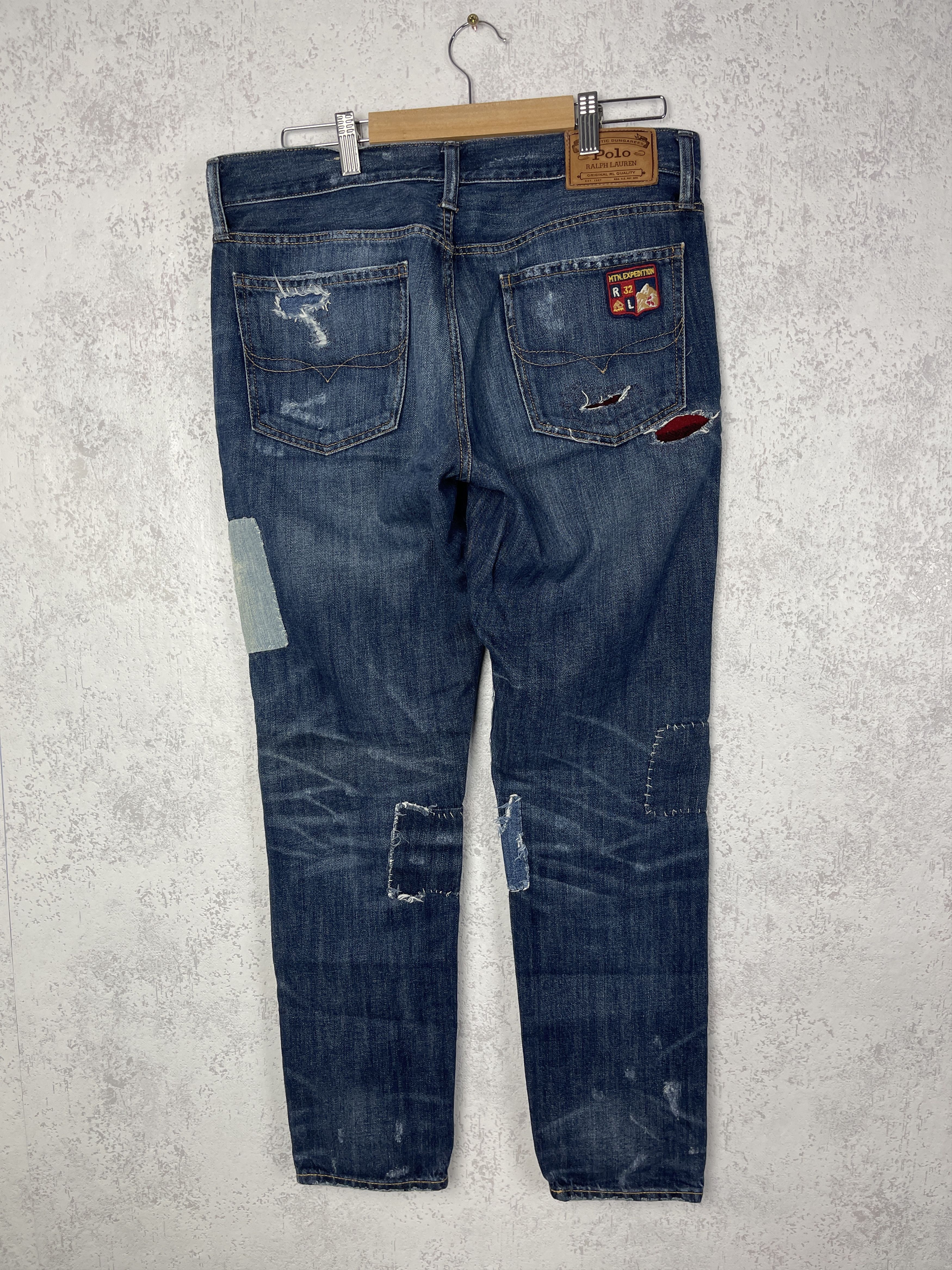Polo Ralph Lauren Polo Ralph Lauren Patchwork Slim Jeans Size US 27 - 2 Thumbnail