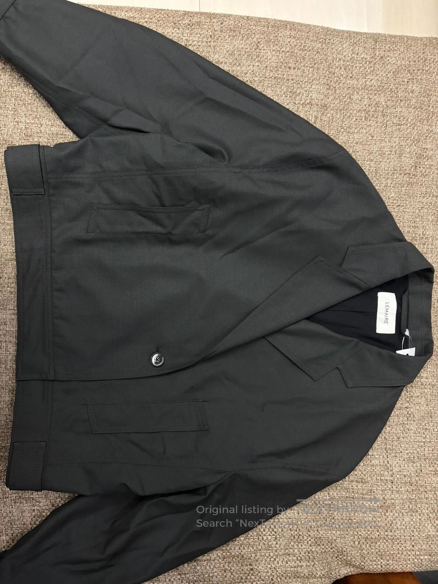 Lemaire Lemaire Short Jacket with Lapels. Size US L / EU 52-54 / 3 - 1 Thumbnail