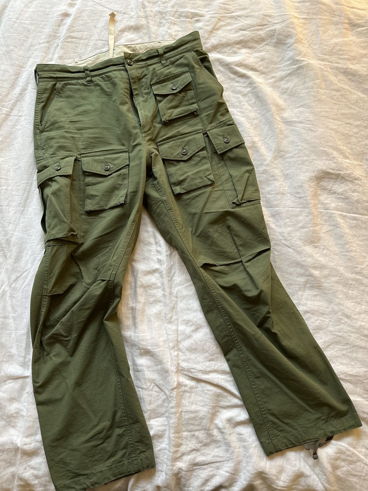 Engineered Garments Green Ripstop Engineered Garments Cargos | Grailed