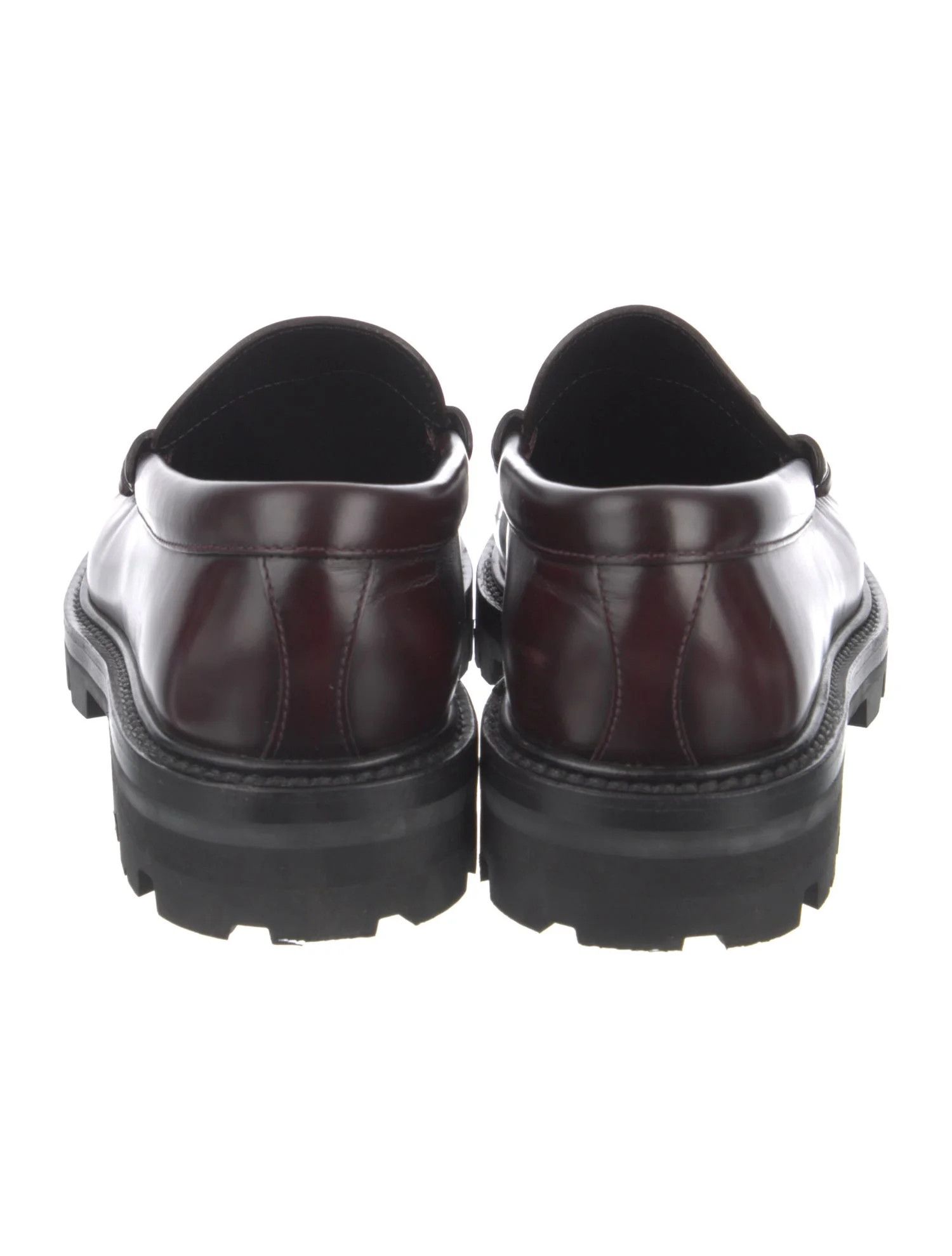 Celine o1bcso1str0724 Chunky Loafer W/Triomphe Polished Burgundy Size US 5 / IT 35 - 2 Thumbnail