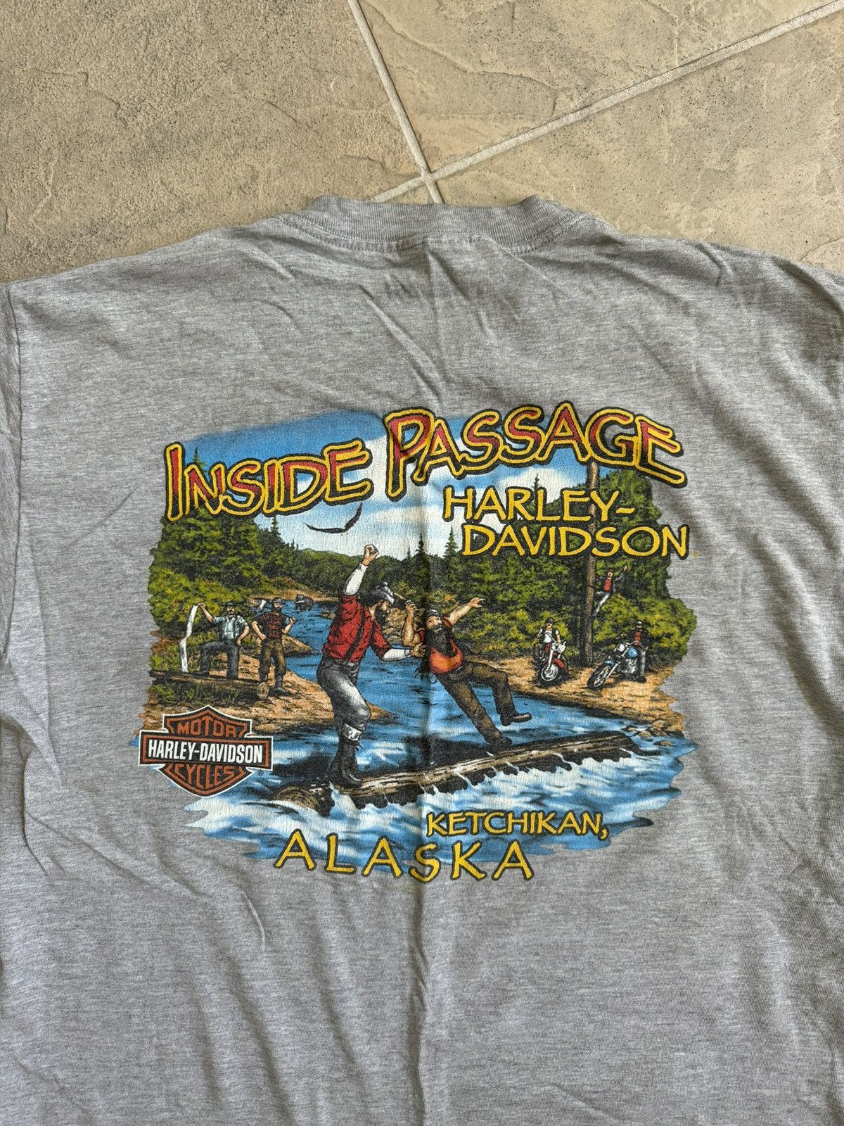 Harley Davidson × Vintage Vintage Harley Davidson Alaska Tee Size US M / EU 48-50 / 2 - 2 Thumbnail