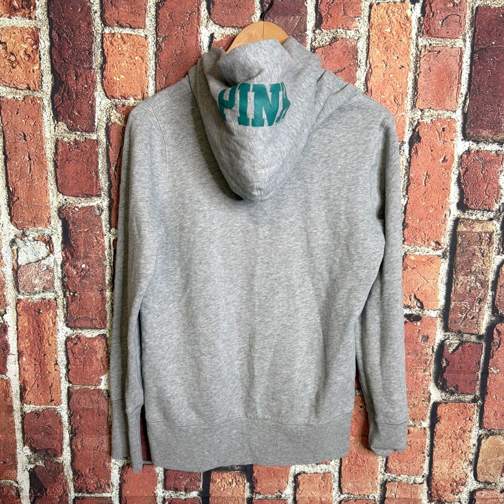 Victoria's Secret Victoria's Secret PINK Hoodie Gray M Womens Regular Pullover Hooded Sweatshirt For Beach Retro 80s Aloha Animals Miami Graphic Logo Dolphin Theme Size M / US 6-8 / IT 42-44 - 3 Thumbnail