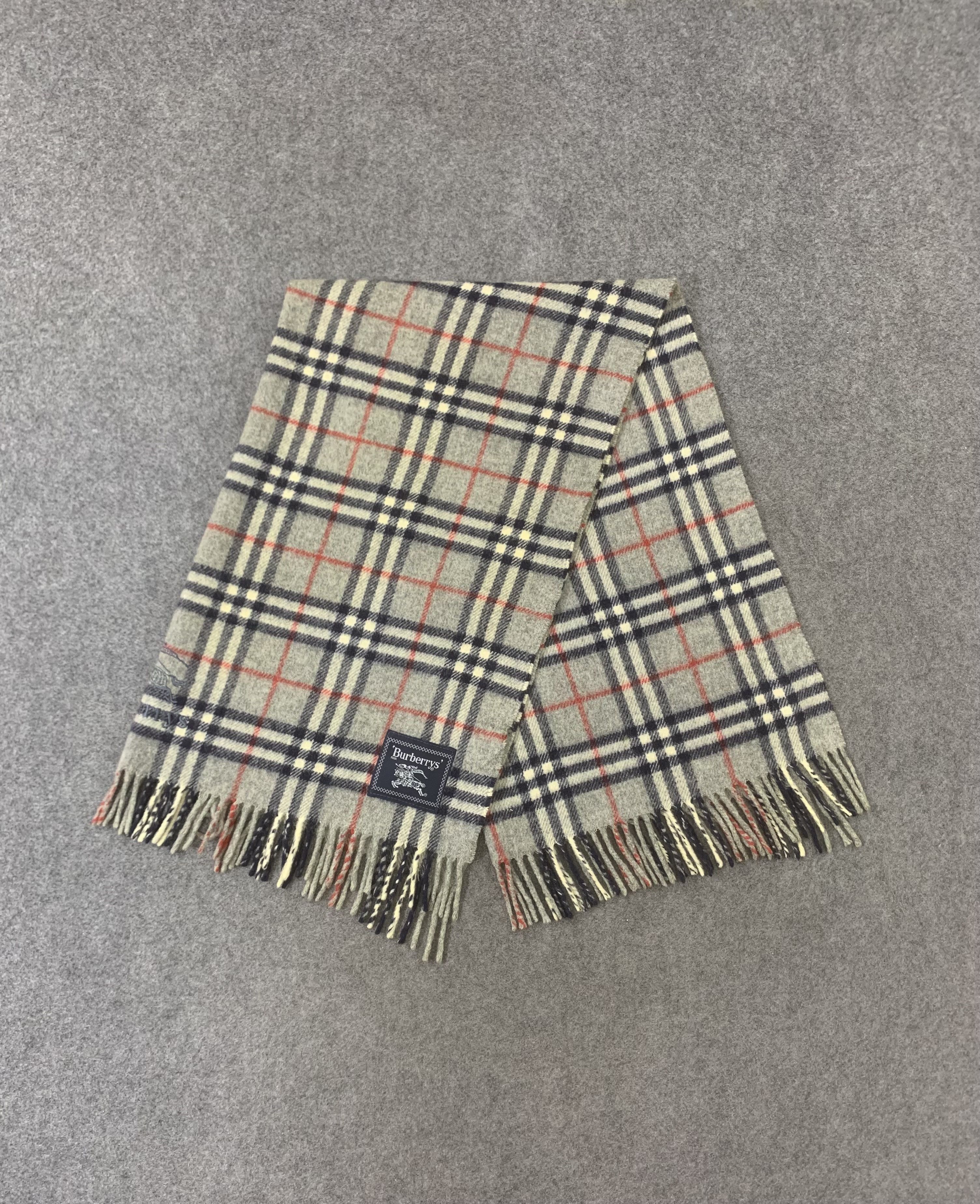 Burberry Burberry Scarf Wool Muffler Neck Wrap BL9280 Size ONE SIZE - 4 Thumbnail