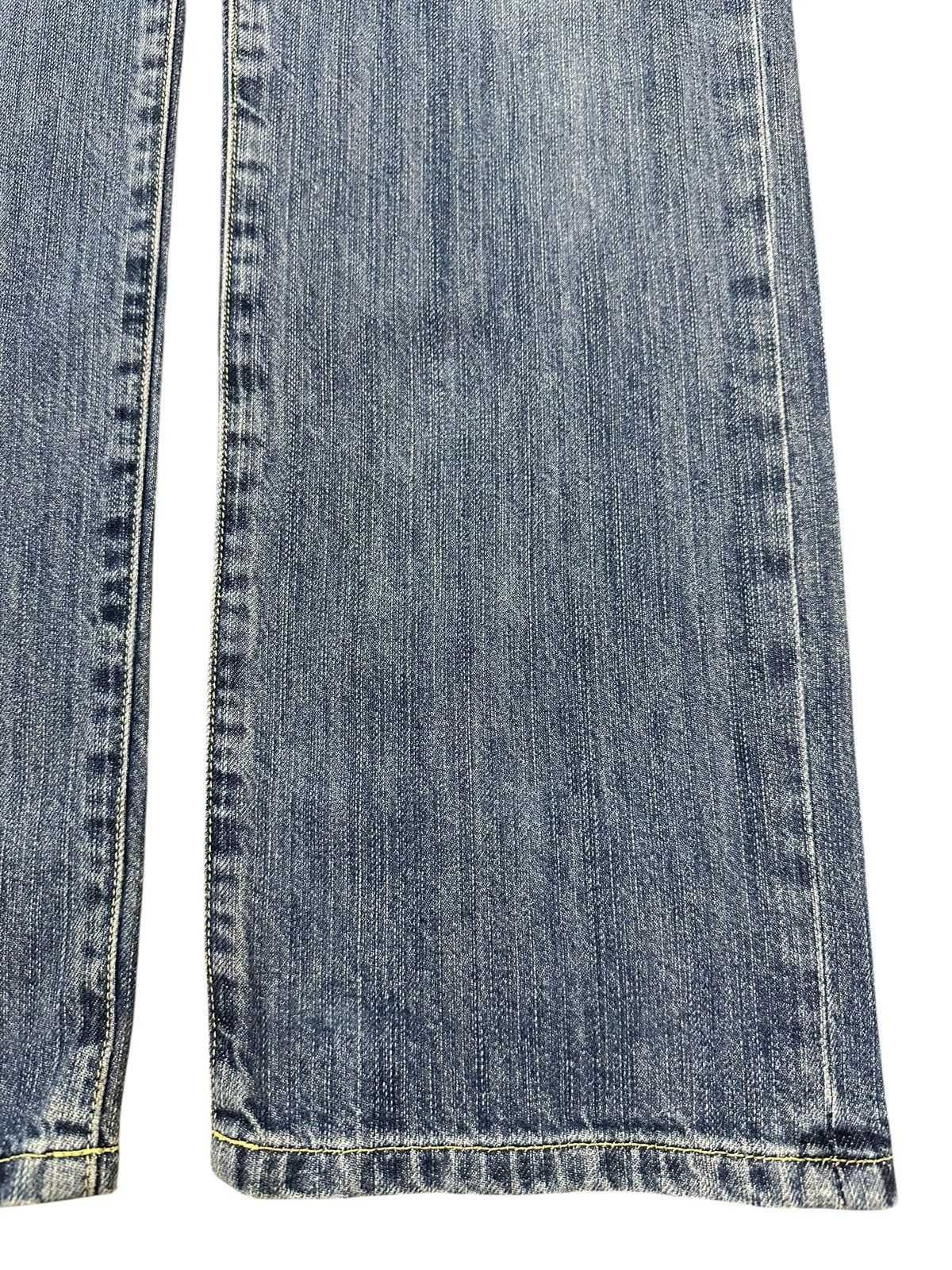 Polo Ralph Lauren Vintage RL Ralph Lauren Blue Faded Wash Distress Jeans Size US 30 / EU 46 - 8 Thumbnail