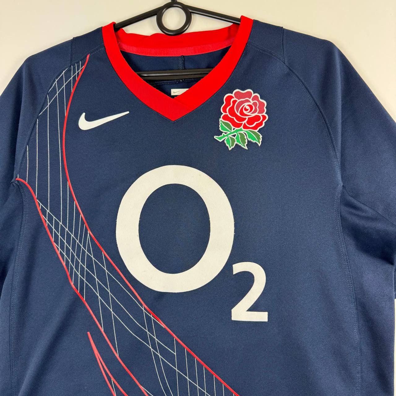 Other Nike England Rugby O2 Jersey Navy Red Men’s Shirt Size M Size US M / EU 48-50 / 2 - 2 Thumbnail