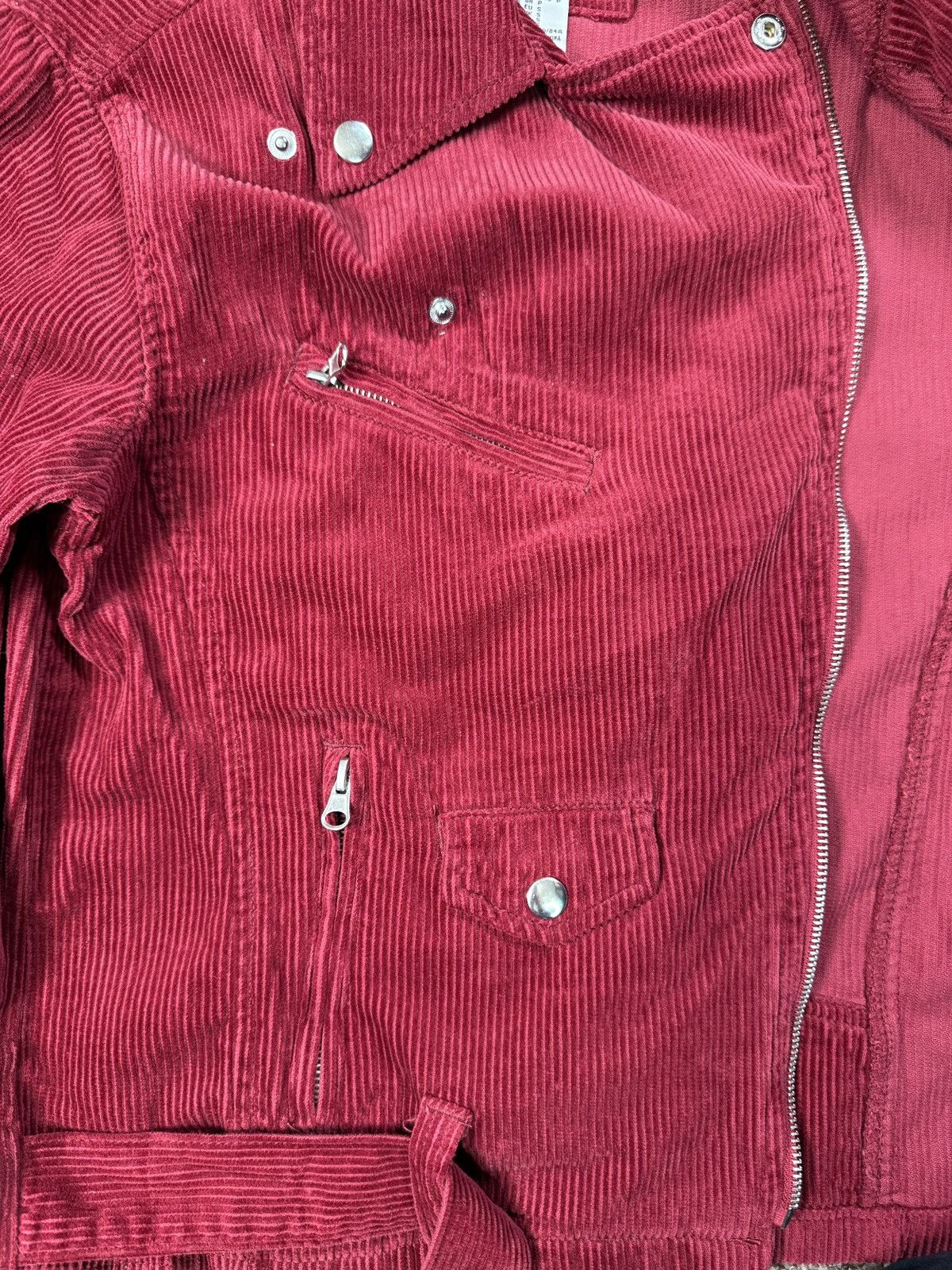 Forever 21 Forever 21 Corduroy Jacket Biker Belt /Zippers / Pockets Size S / US 4 / IT 40 - 3 Thumbnail