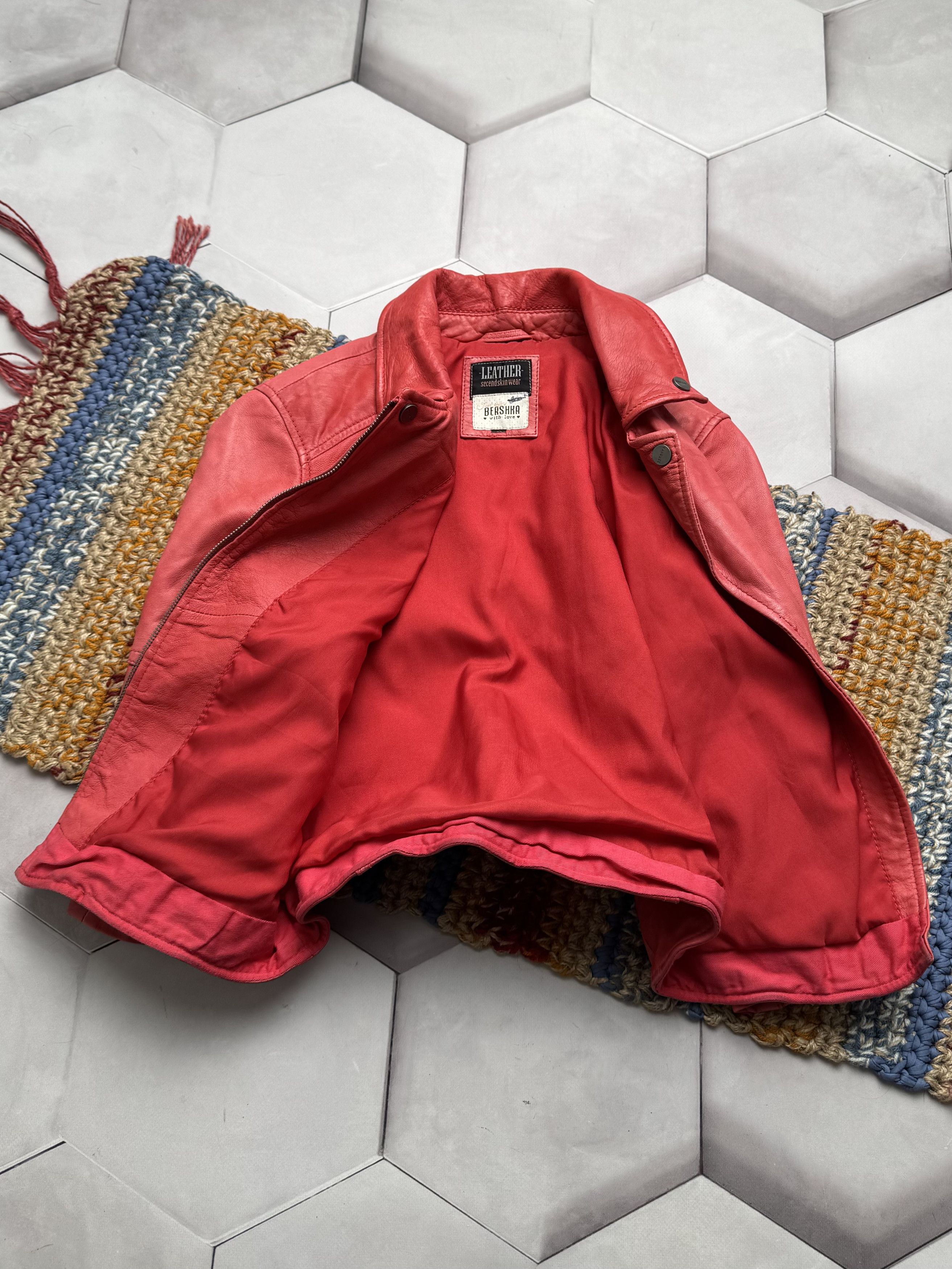 Vintage Vintage Leather Cropped Jacket (E4) Size XS / US 0-2 / IT 36-38 - 5 Thumbnail