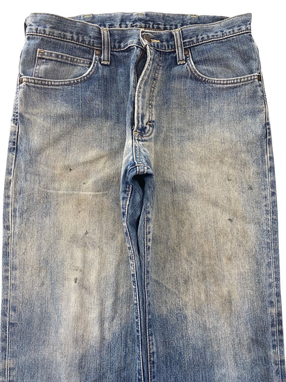 Wrangler Wrangler Mud Wash Denim Style Straight Leg Jeans Size US 32 / EU 48 - 2 Thumbnail