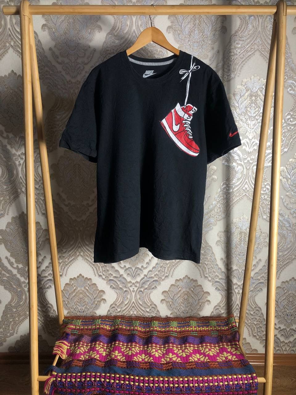 VINTAGE NIKE AIR MAX JORDAN DUNK T-SHIRT RETRO DRILL Y2K 90s