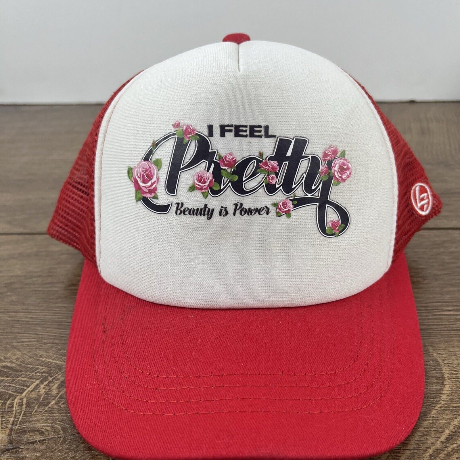 Other I Feel Pretty Hat Beauty is Power Snapback Hat White Adjusta Size ONE SIZE - 5 Thumbnail