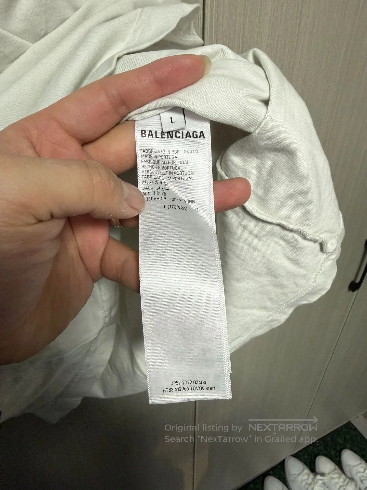 Balenciaga Balenciaga White BB Graffiti Logo Short Sleeve. Size US L / EU 52-54 / 3 - 4 Thumbnail