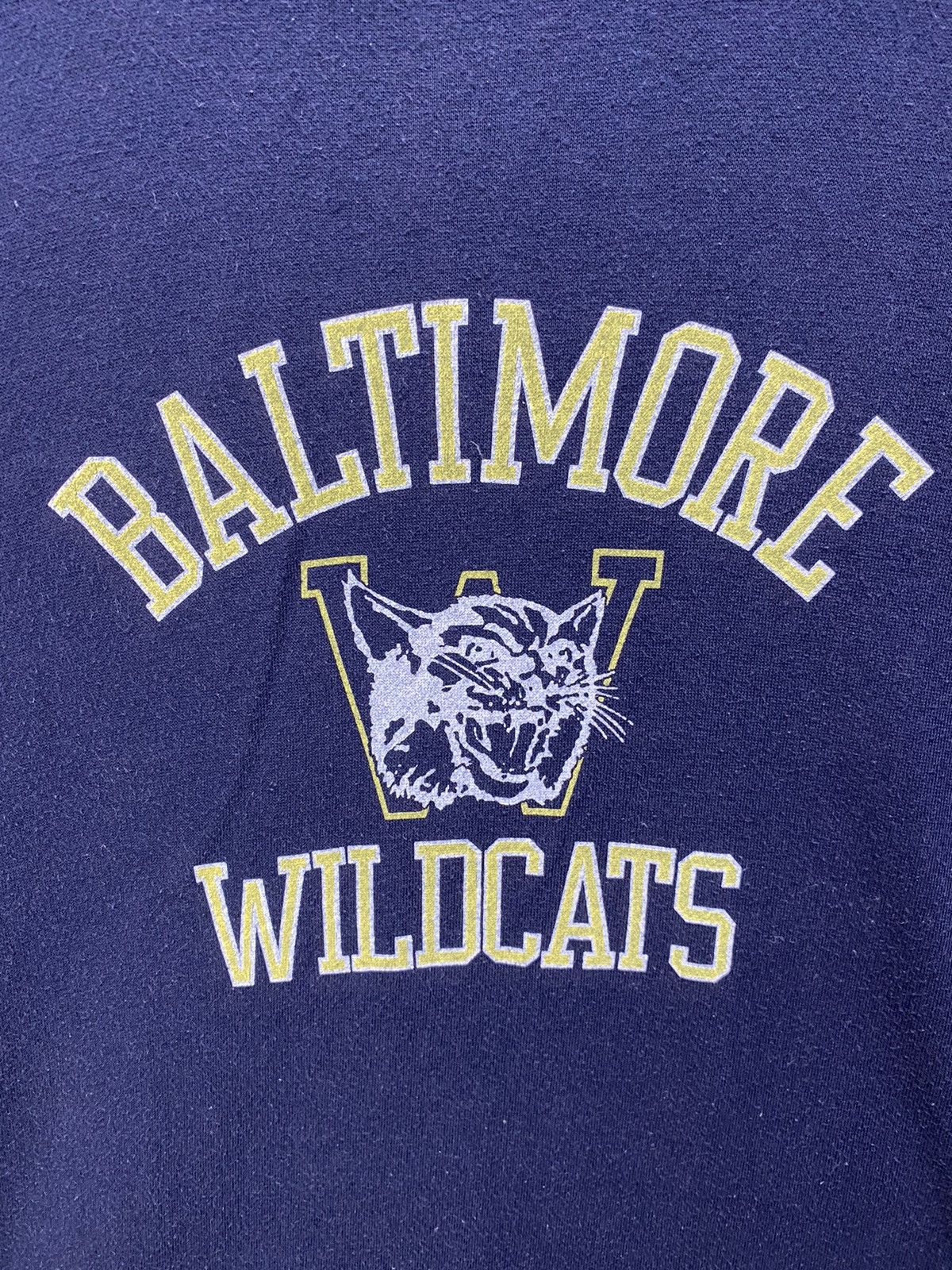 Russell Athletic Vintage 90s Baltimore Wildcats Sweatshirt Light Cotton Size US L / EU 52-54 / 3 - 6 Thumbnail