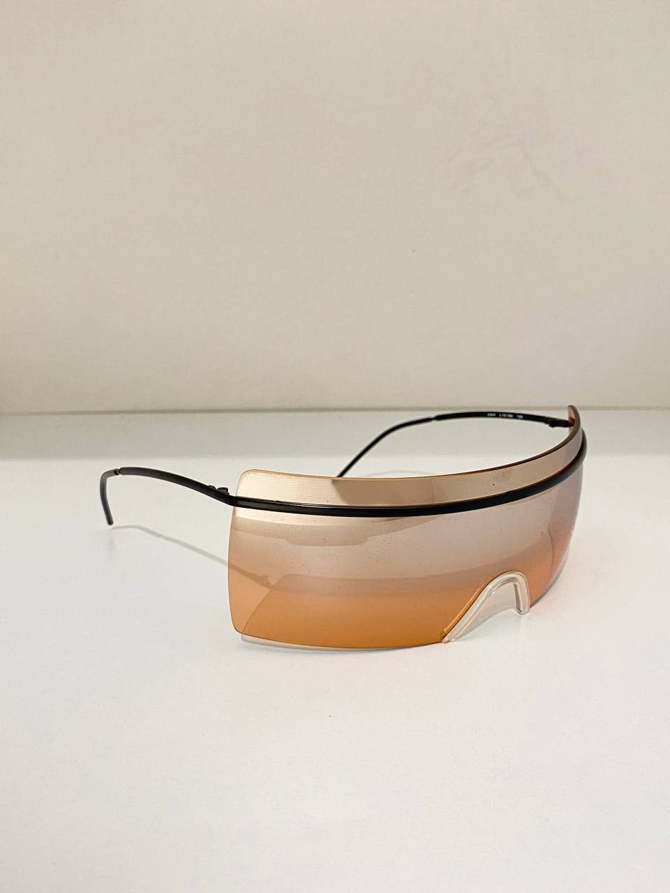 Chanel Chanel Logo Shield Wrap Visor Mask Mirrored Sunglasses 4045 Size ONE SIZE - 2 Thumbnail