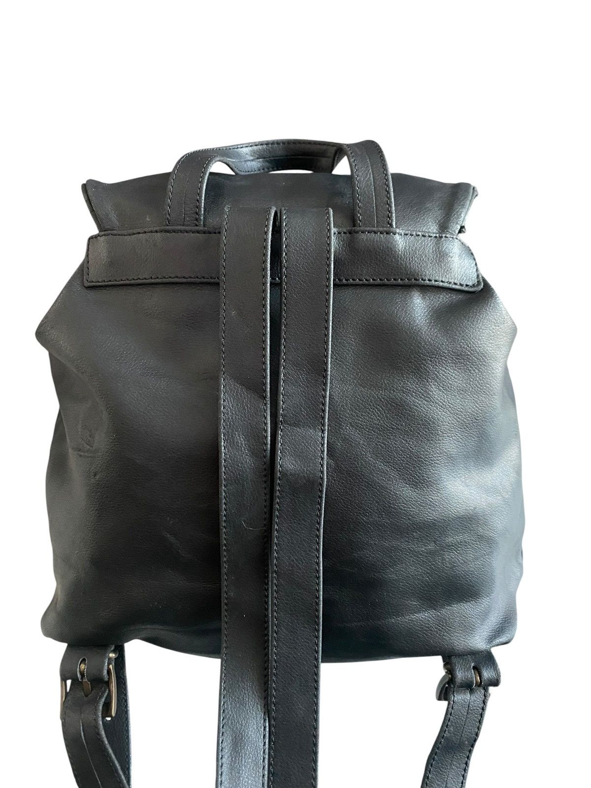 Brunello Cucinelli Archive Italian Designer Leather Backpack COCCINELLE Rare Size ONE SIZE - 6 Thumbnail