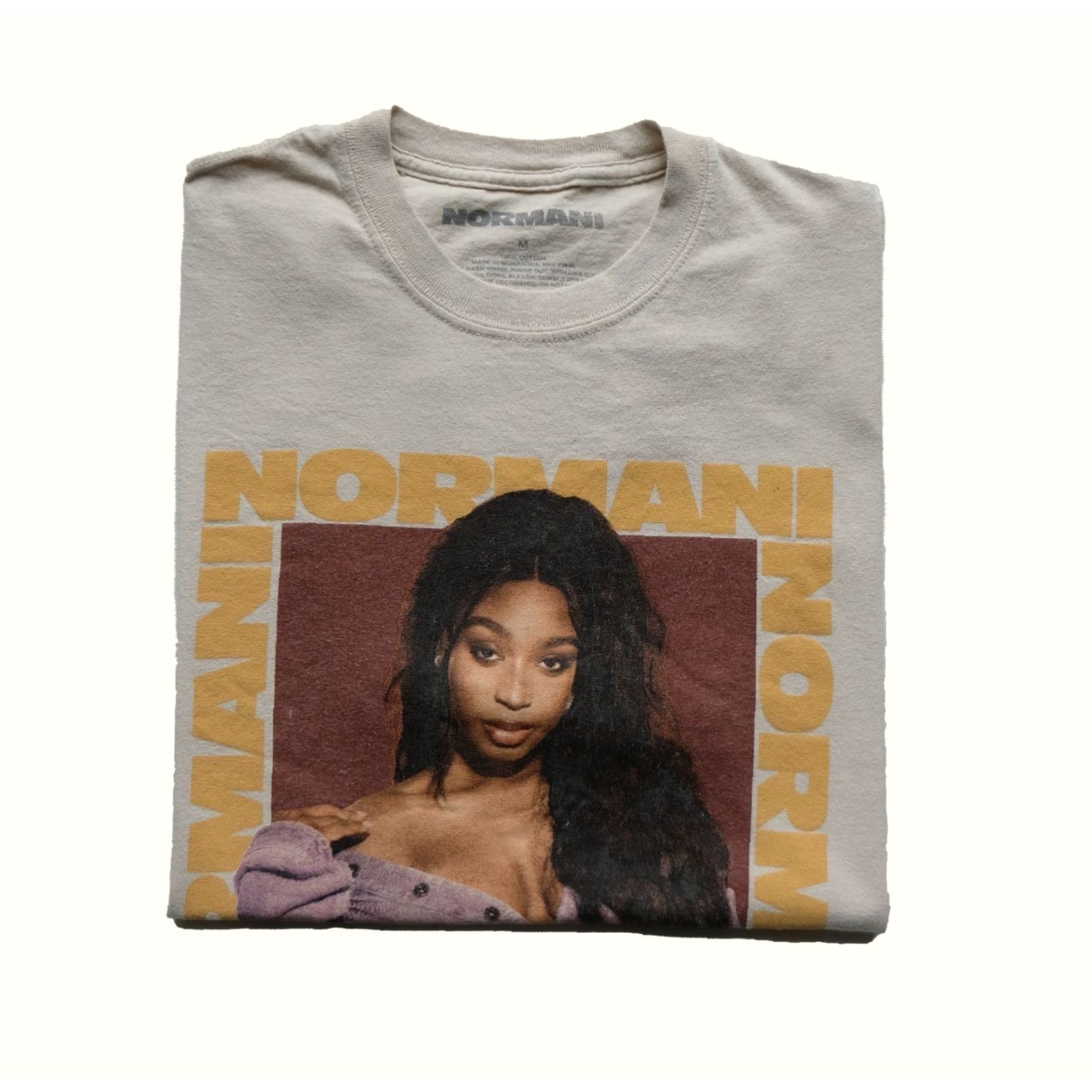 Vintage NORMANI VTG Y2K CONCERT TOUR RAP ROCK T SHIRT TAN SZ M Men Shirt Short Sleeve Crew Neck Music 2020-2029 Size US M / EU 48-50 / 2 - 2 Thumbnail