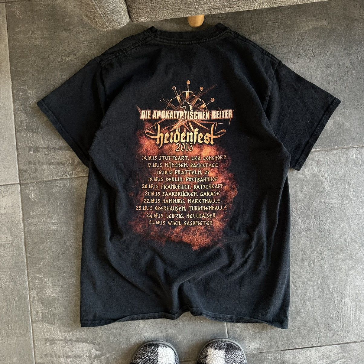 Band Tees × Japanese Brand Vintage Japan Brand Die Apokalyptischen Reiter T-shirts Band Size US M / EU 48-50 / 2 - 2 Thumbnail