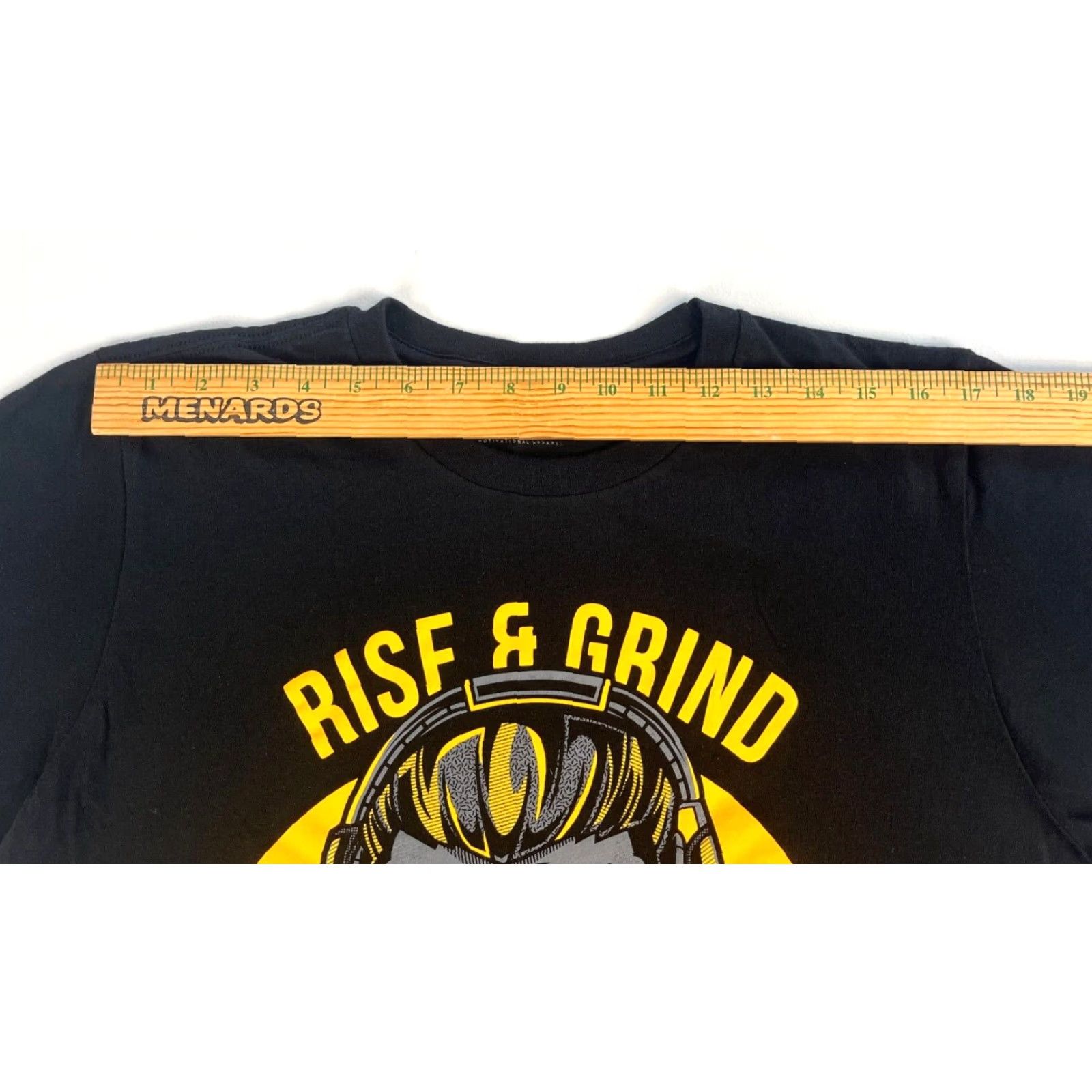 Vintage Musclebox Rise & Grind Graphic T-Shirt Men's L Made in USA Black Crew Neck Short Sleeve Gym Size US L / EU 52-54 / 3 - 6 Thumbnail