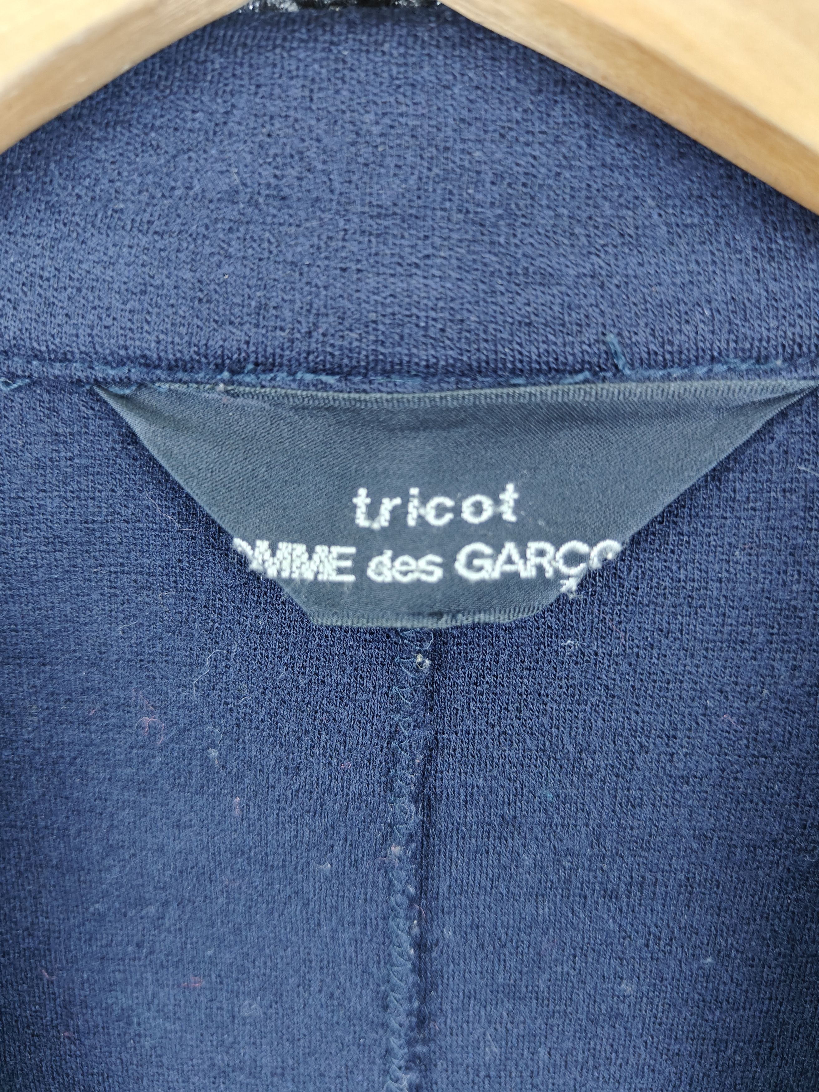 Comme des Garcons Vintage Tricot Comme Des Garcons Single Breasted Wool Blazer Size US M / EU 48-50 / 2 - 8 Thumbnail