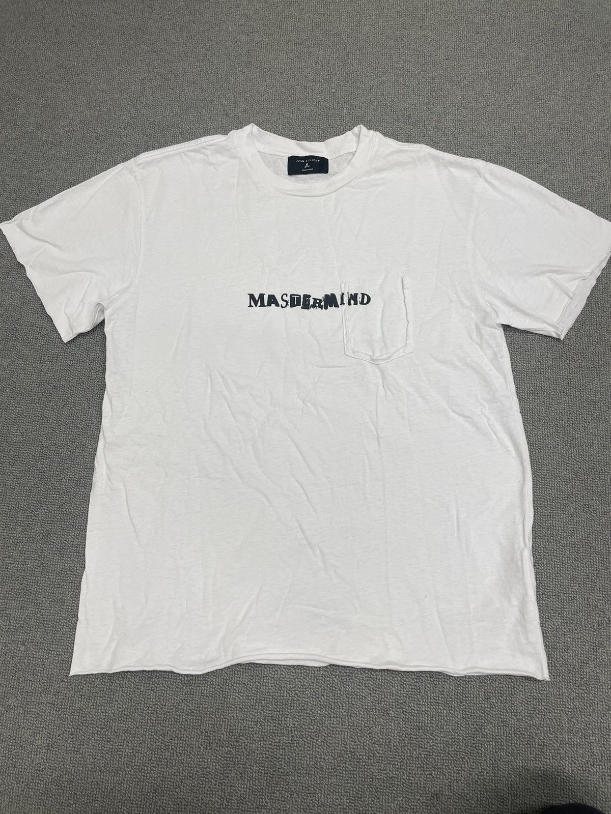 John Elliott John Elliott x Mastermind Japan Distressed Pocket Tee Size US M / EU 48-50 / 2 - 1 Thumbnail
