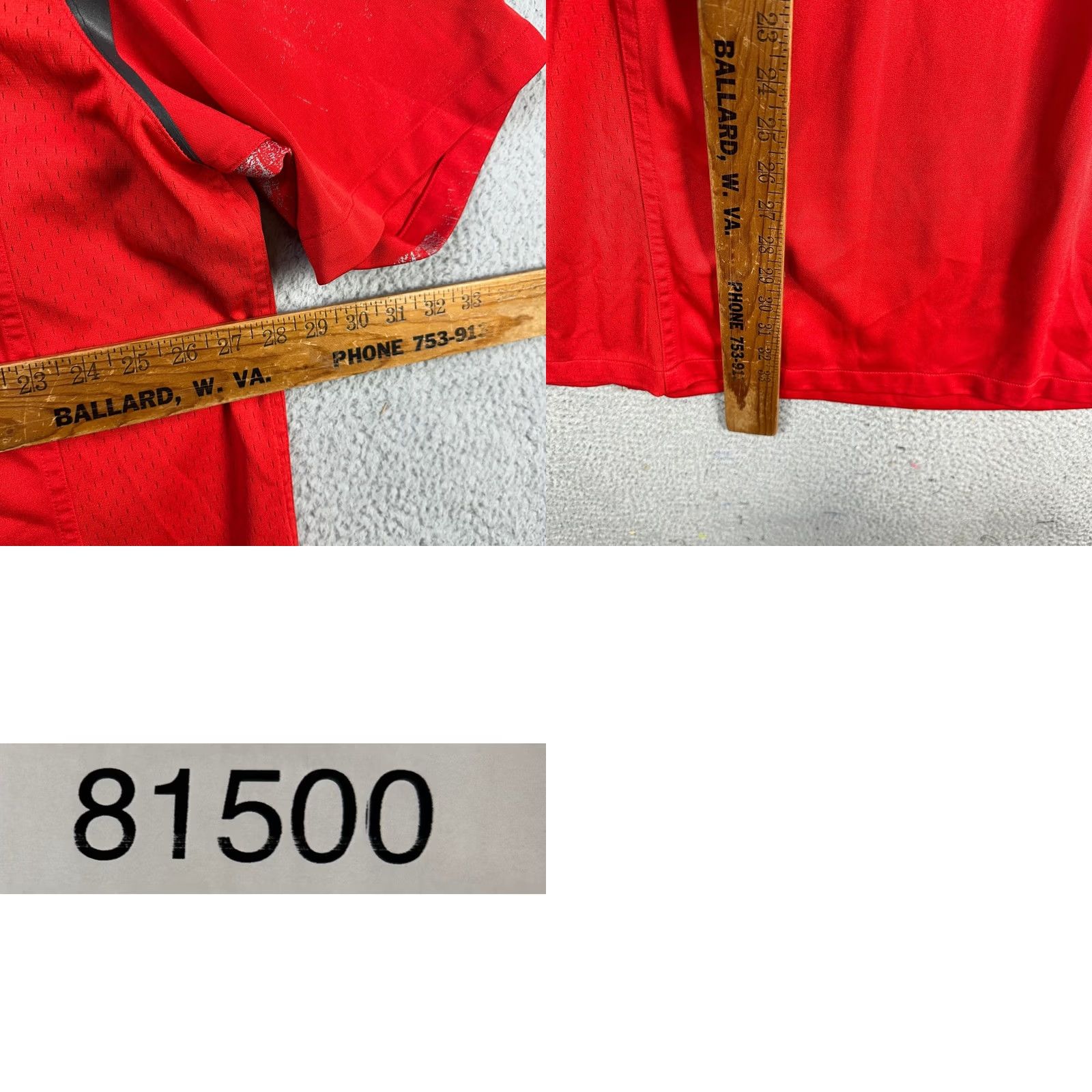 Nike Rutgers Scarlet Knights 17 Shirt Jersey Mens 3XL Red Nike Team V-Neck Football Shirt Size US XXL / EU 58 / 5 - 8 Thumbnail