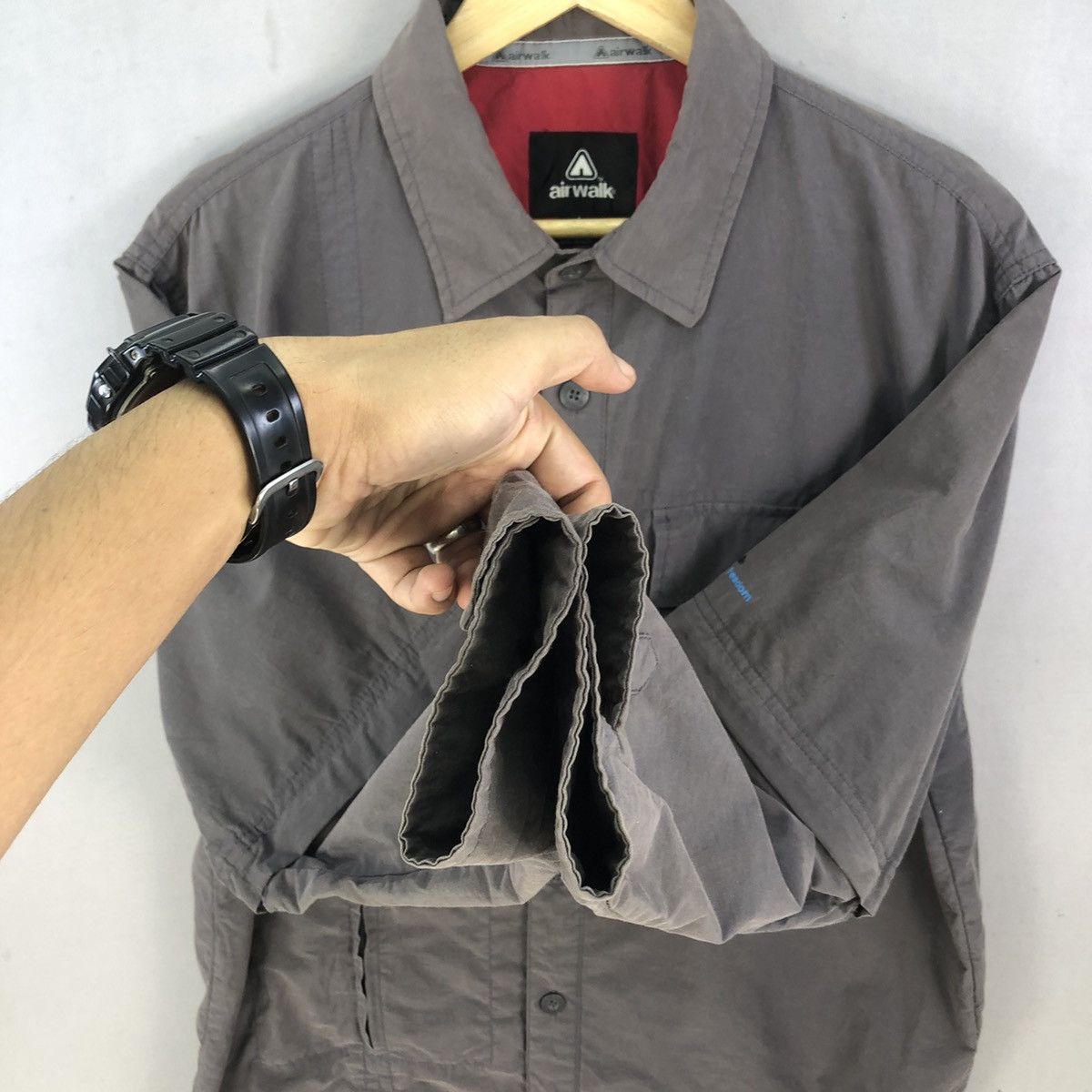 Airwalk Vintage 90’s Airwalk Utility Button Up Shirt Size US L / EU 52-54 / 3 - 12 Thumbnail