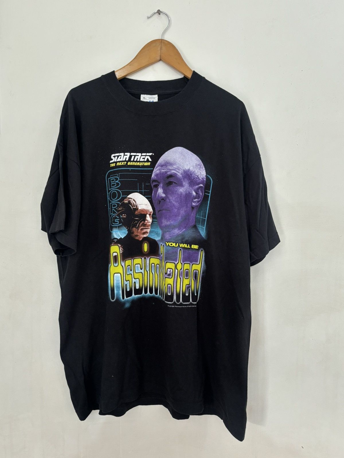 Vintage 2001 STAR TREK THE NEXT GENERATION BORG TEE Size US XL / EU 56 / 4 - 1 Thumbnail