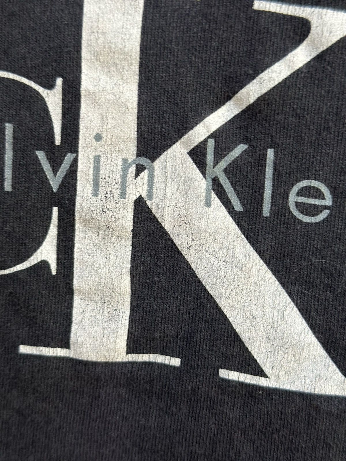 Calvin Klein × Vintage Vintage Calvin Klein Faded Tee Size US L / EU 52-54 / 3 - 3 Thumbnail
