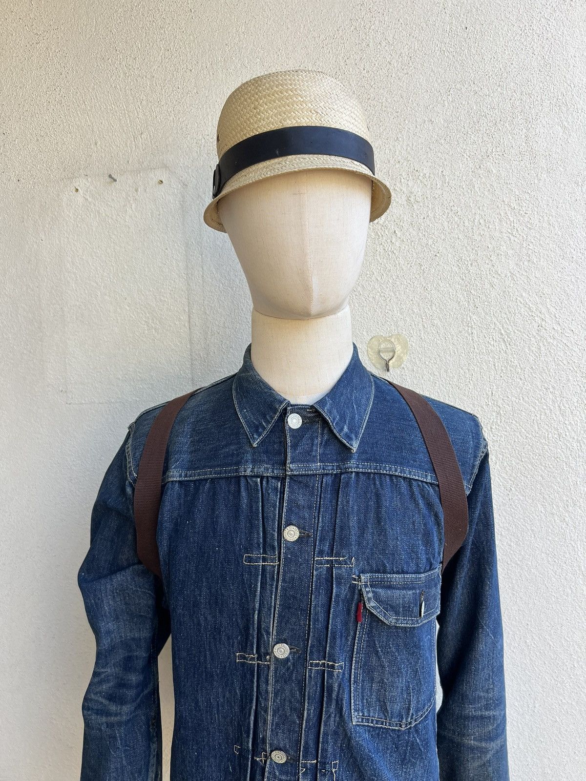 Leather Vintage 90s VIA DEMIZON Japan Suede Leather Backpack Bag Size ONE SIZE - 5 Thumbnail