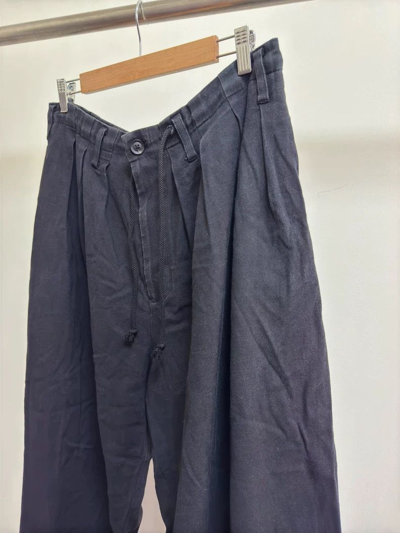Yohji Yamamoto Yohji Yamamoto size 3 Heavy-duty washed denim Barron pants Size US 30 / EU 46 - 2 Thumbnail