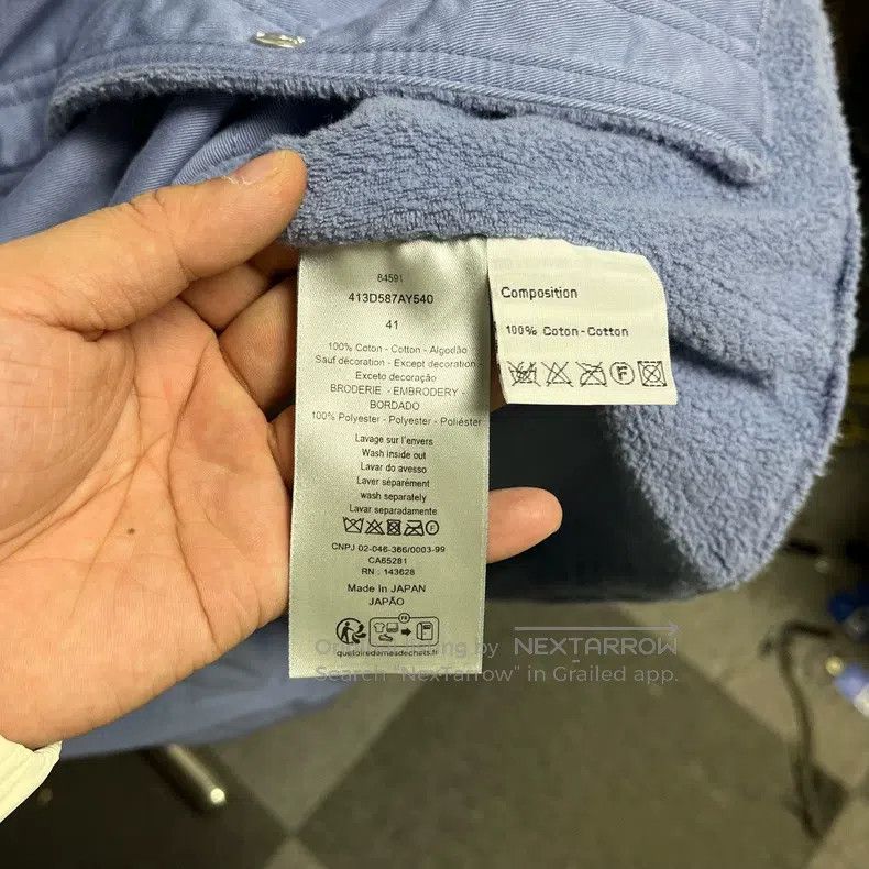 Dior Dior Size41 Cashmere jacket with slogan Size US XXS / EU 40 - 4 Thumbnail