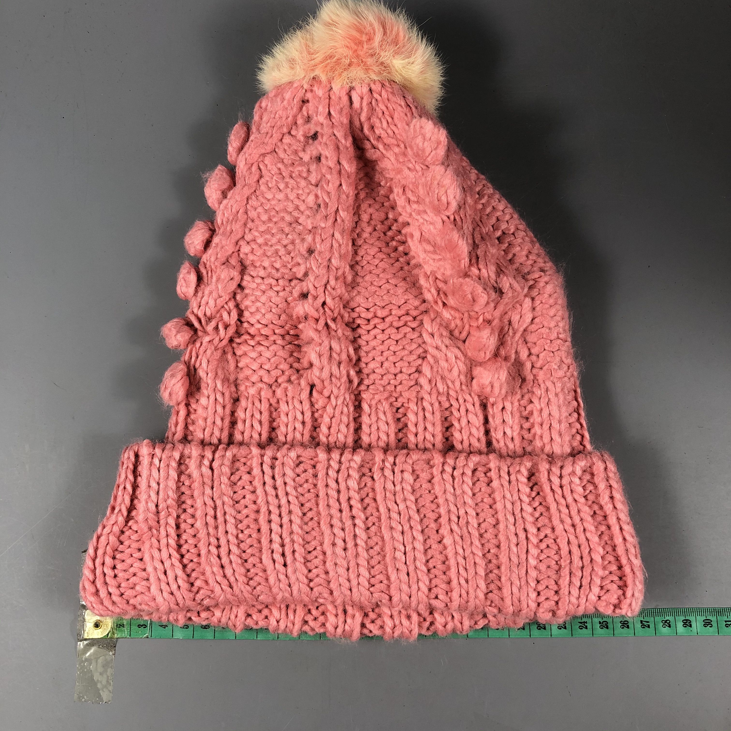 Japanese Brand Japanese Brand Cable Knit Beanie Size ONE SIZE - 3 Thumbnail