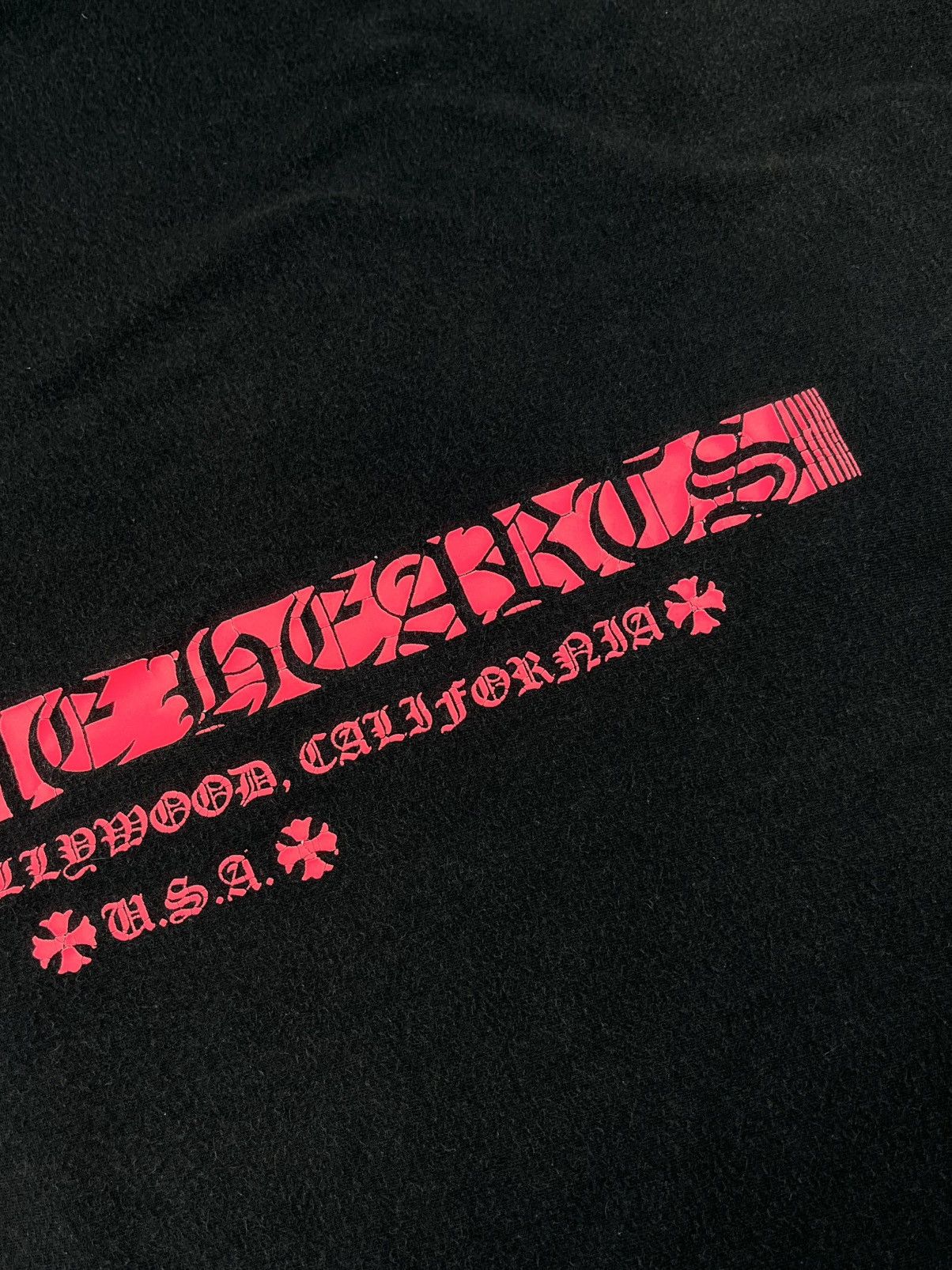 Chrome Hearts Chrome Hearts Made In Hollywood Pink Logo Pocket Tshirt Size US M / EU 48-50 / 2 - 6 Thumbnail
