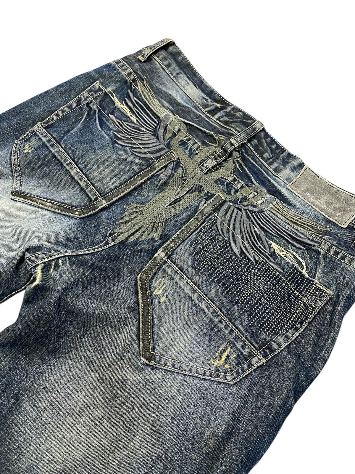If Six Was Nine Vtg Pomelo Jeans Flared Size US 33 - 4 Thumbnail