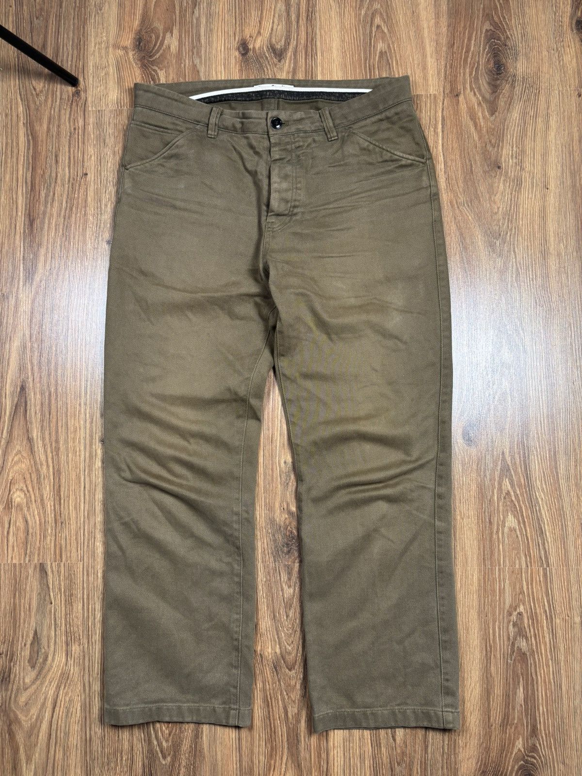 Acne Studios Acne Studios Workwear Pants Hunter Green Rare Size US 36 / EU 52 - 6 Thumbnail